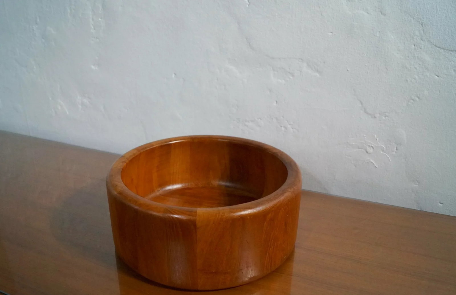 1960's Danish Modern Sculpted Teak Richard Nissen Bowl - 8