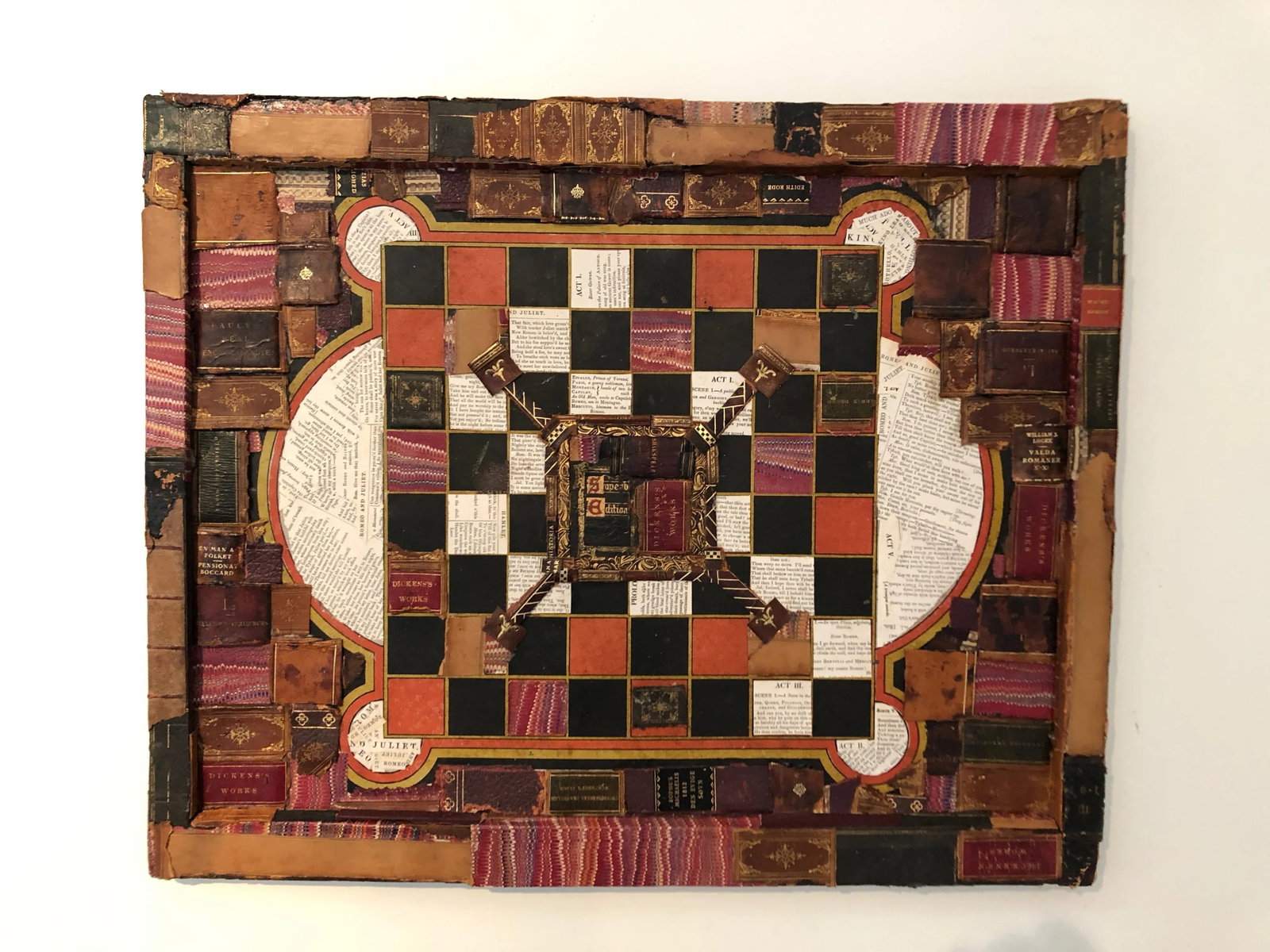 Fay Sciarra Mixed Media Gameboard Collage Wall Art - 11