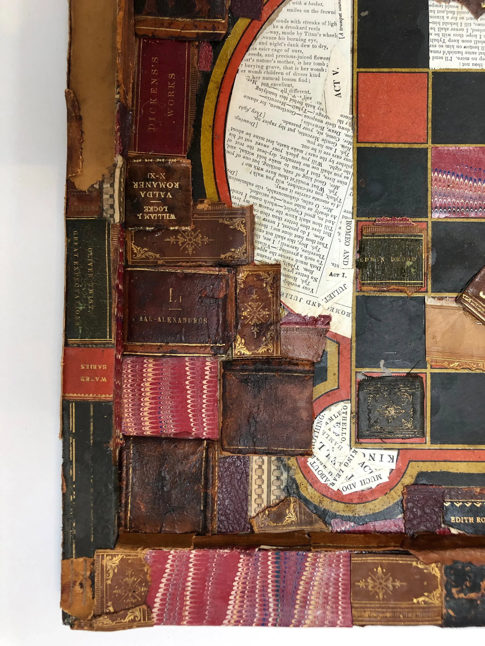 Fay Sciarra Mixed Media Gameboard Collage Wall Art - 9