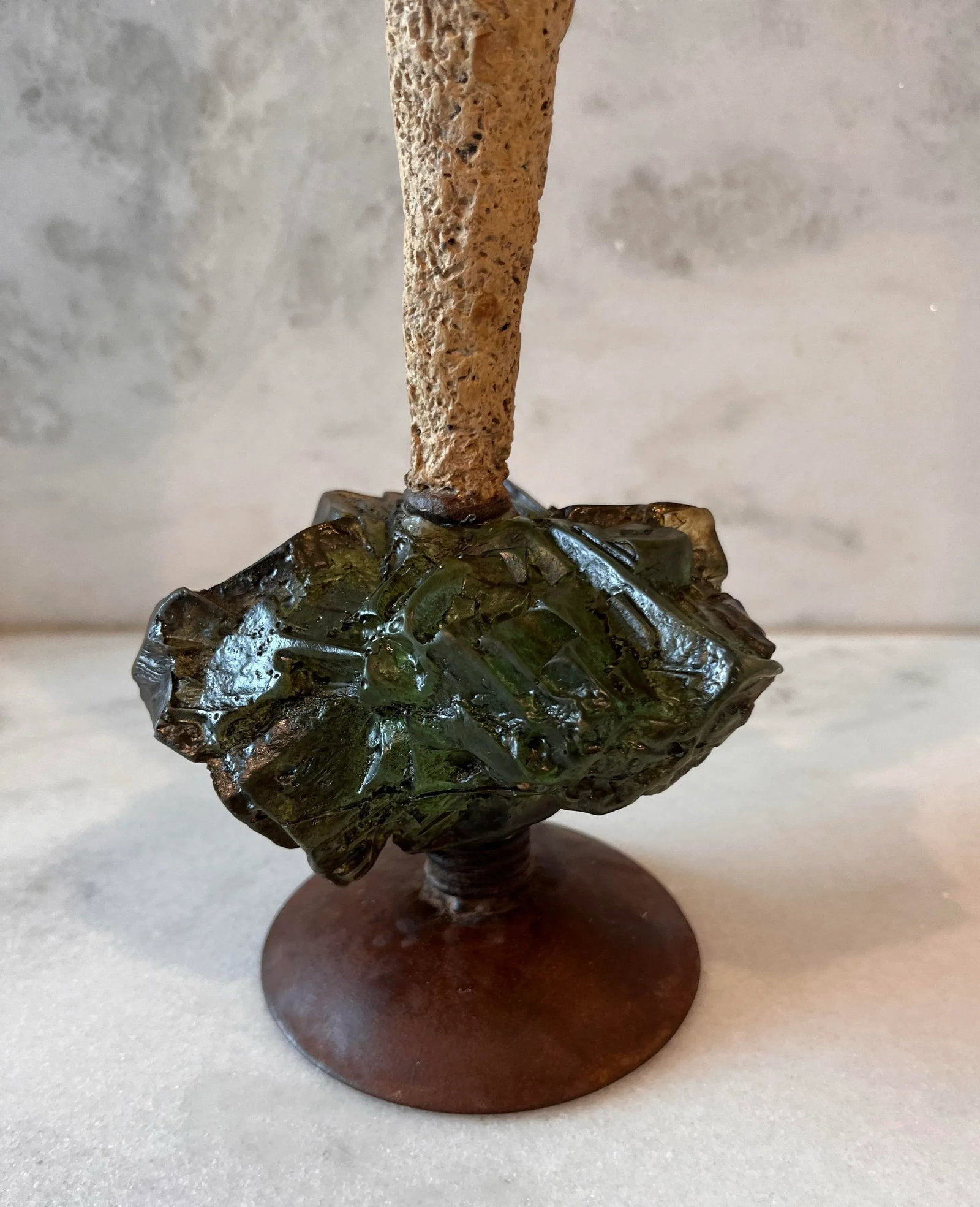 Vintage Abstract Mixed Media Sculpture by Billy Moon Sarreid - 7