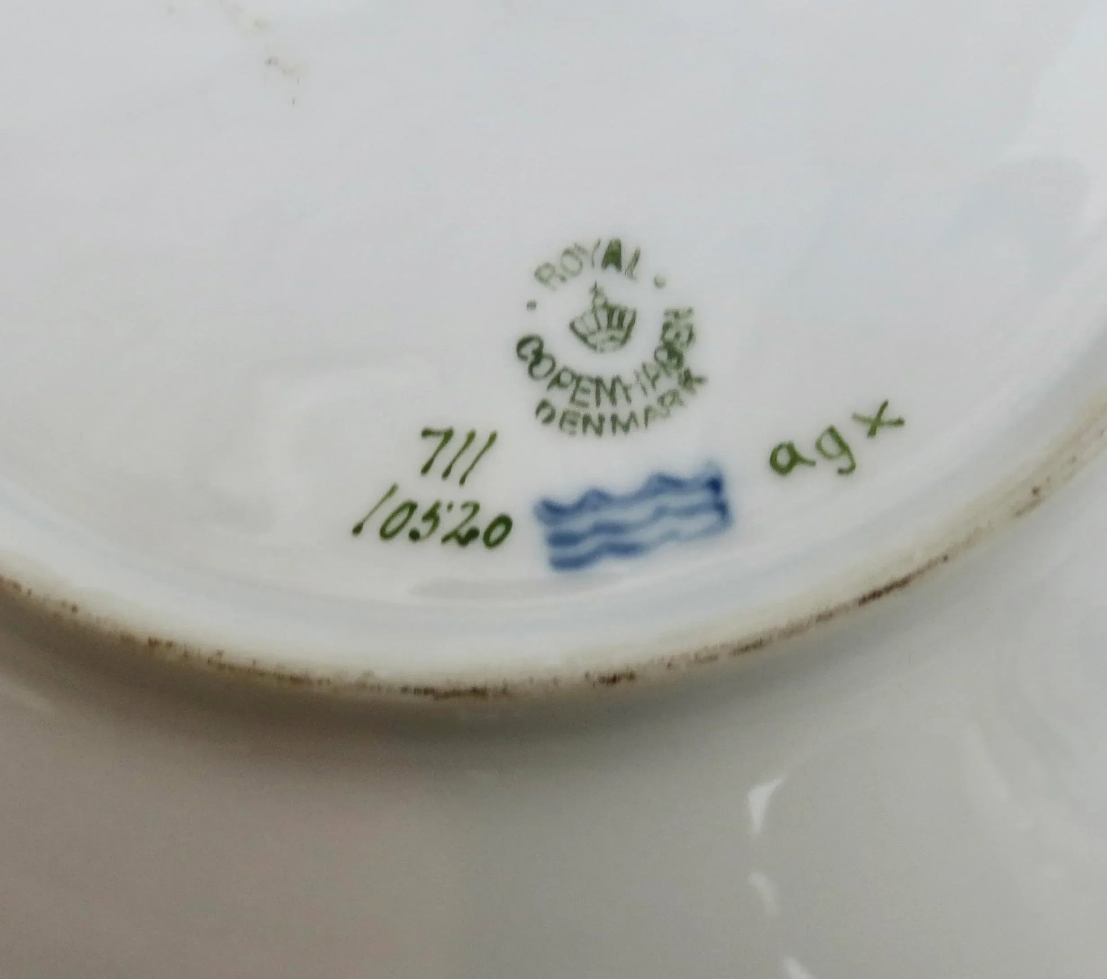 Brown Iris Plate by Royal Copenhagen Circa 1958 - 5