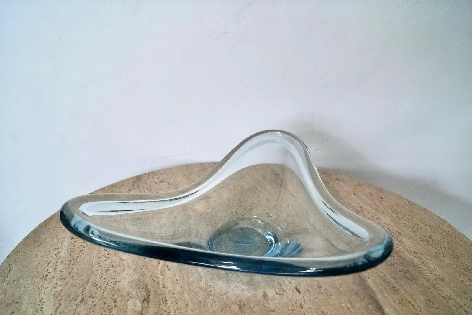 1960's Mid-Century Danish Modern Biomorphic Holmegaard Art Glass Bowl - 6