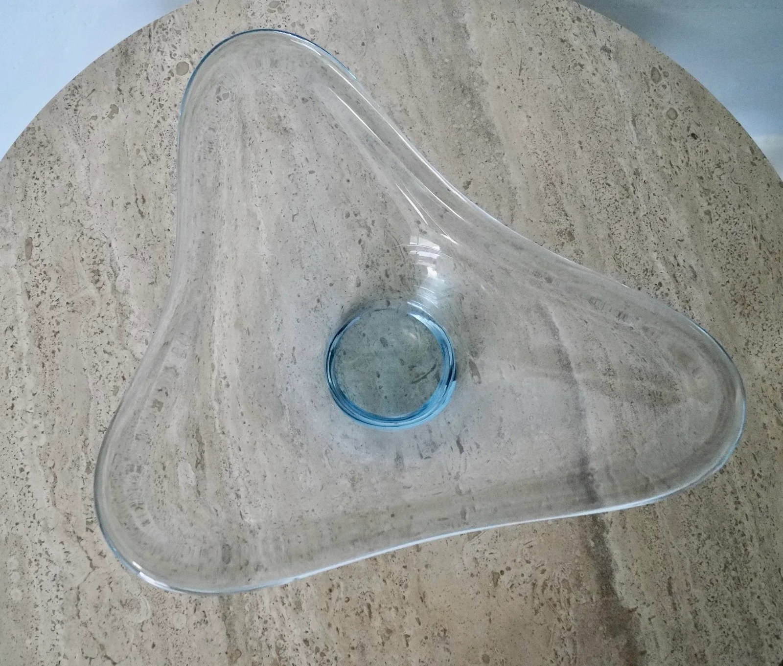 1960's Mid-Century Danish Modern Biomorphic Holmegaard Art Glass Bowl - 9
