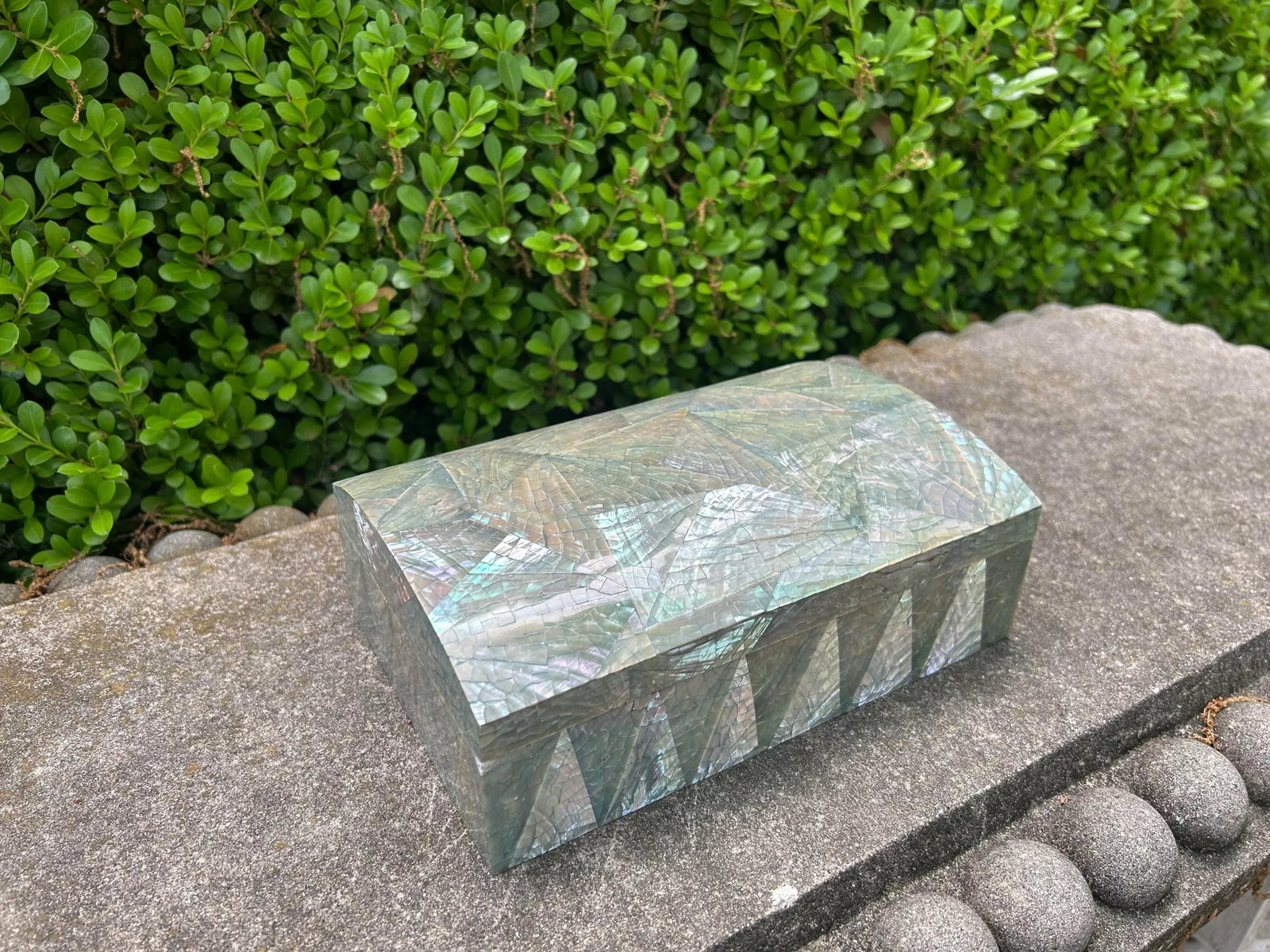 1970s Hollywood Regency Decorative Abalone Box - 10