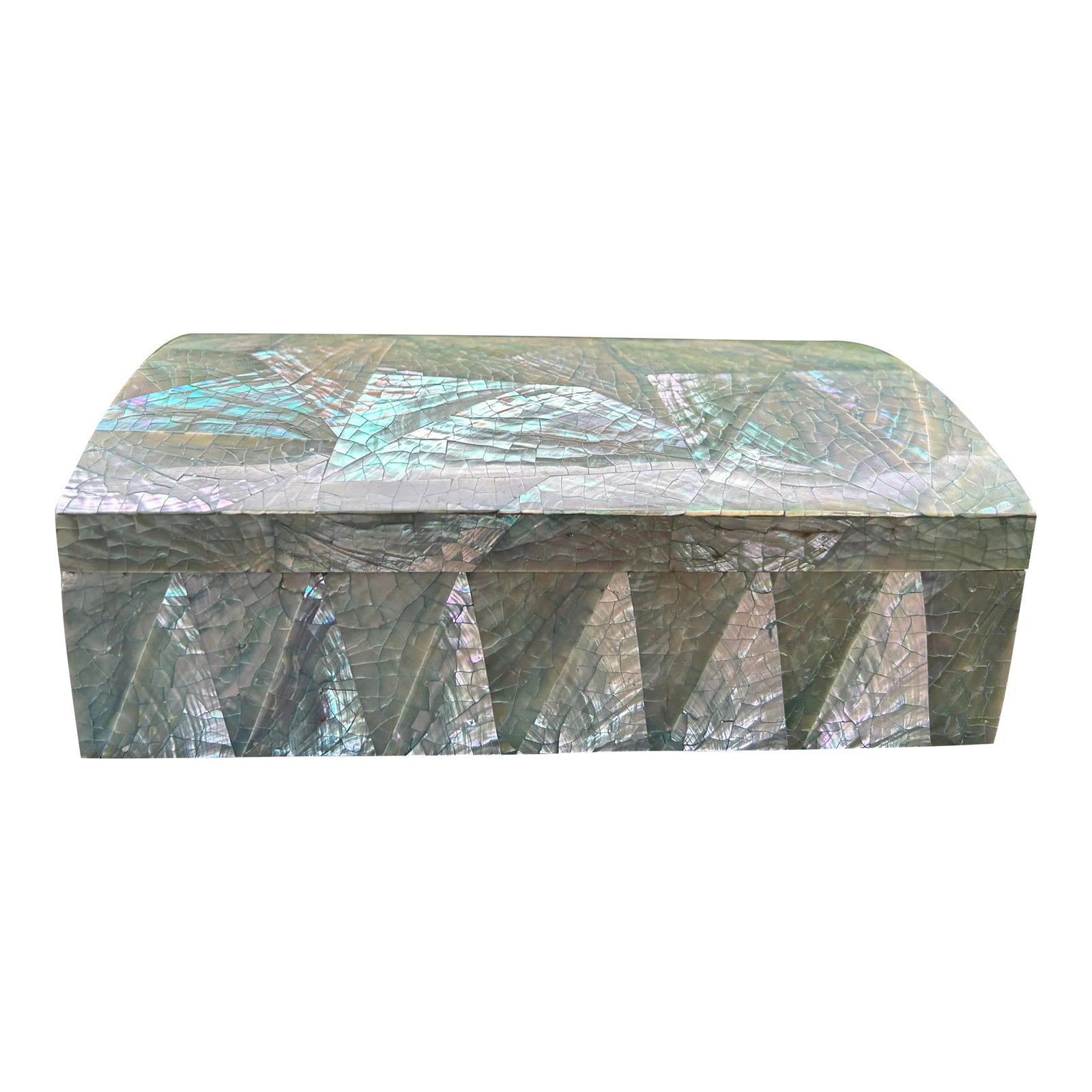 1970s Hollywood Regency Decorative Abalone Box (1 of 10)
