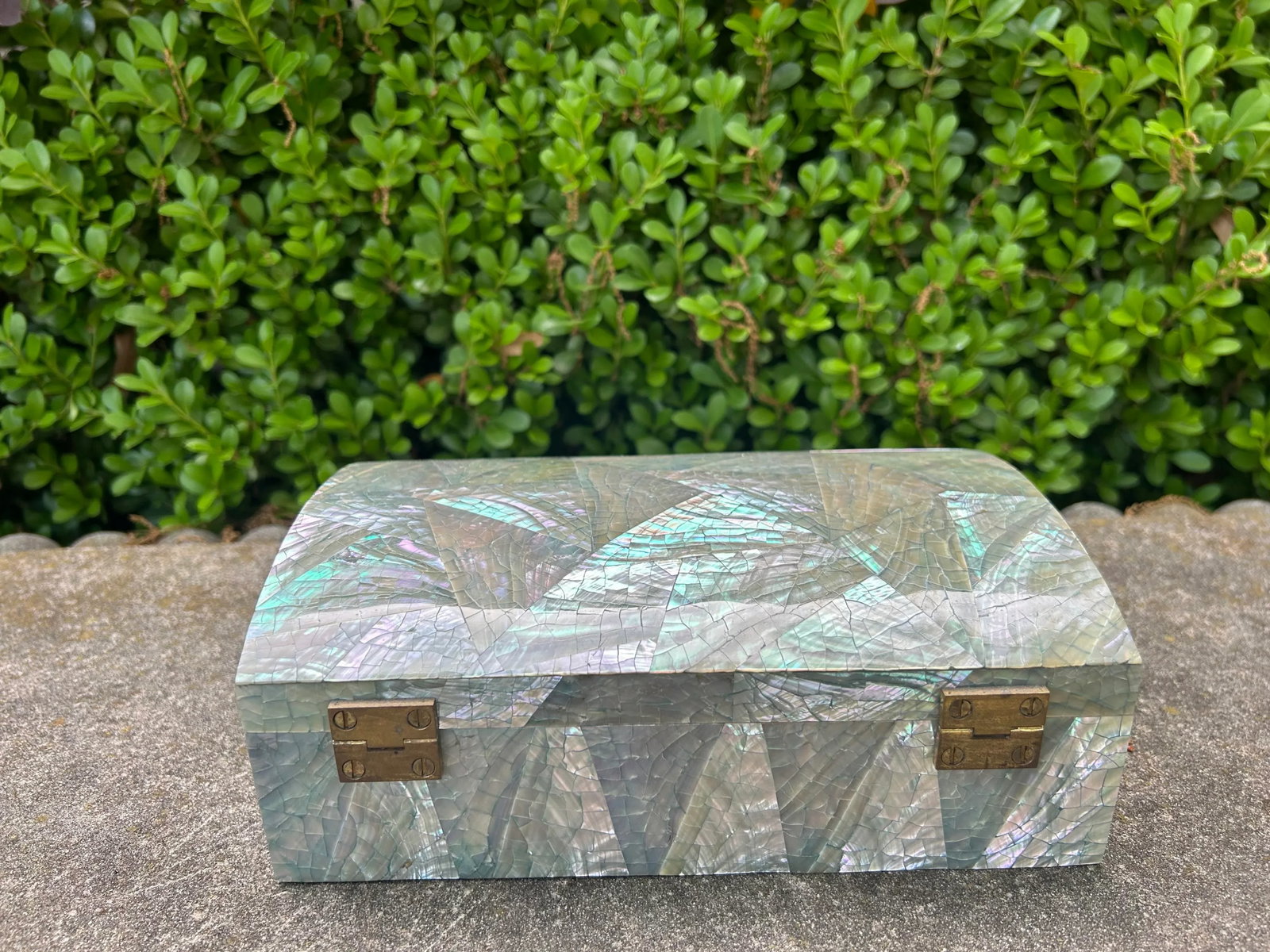 1970s Hollywood Regency Decorative Abalone Box - 2