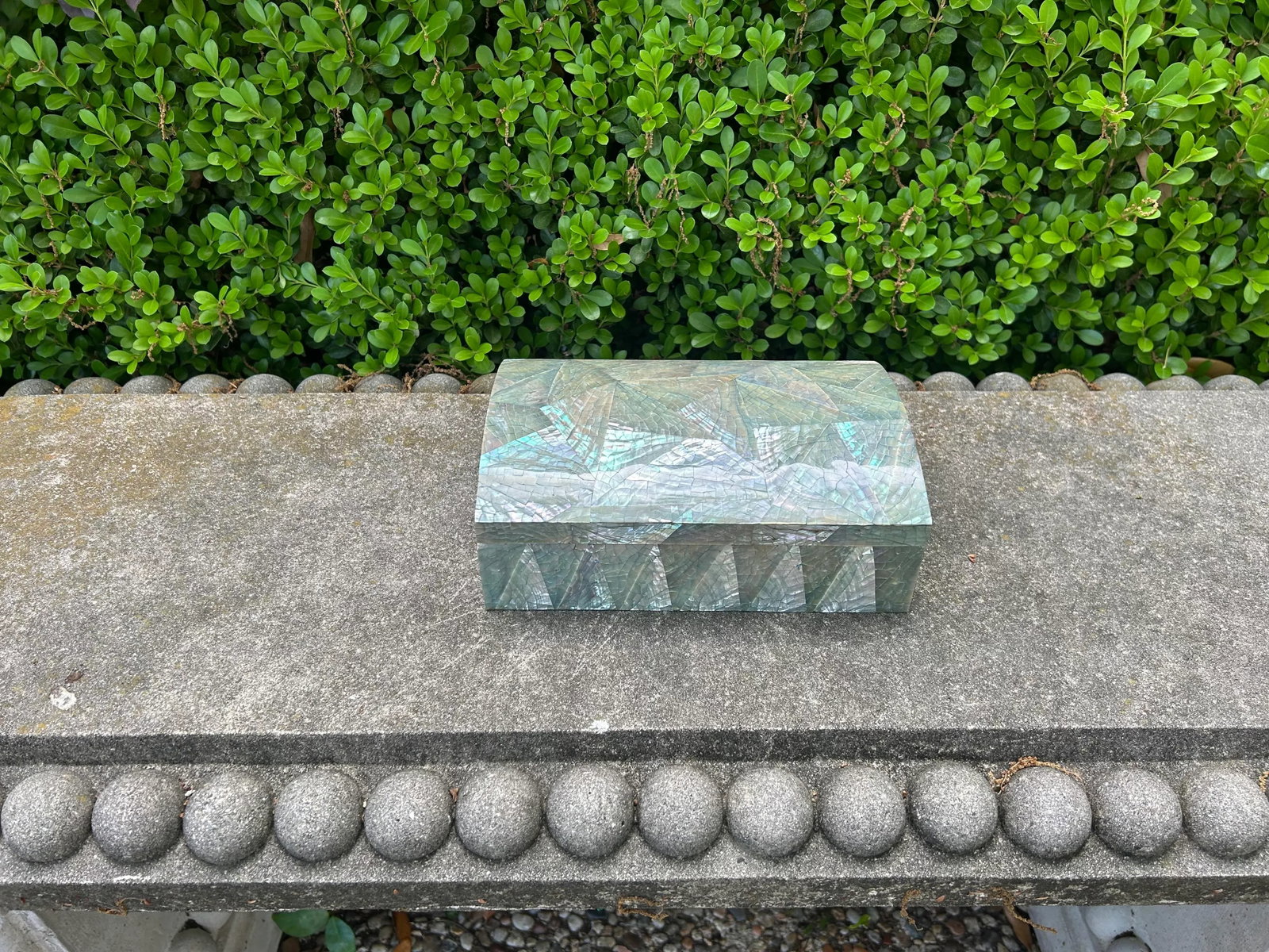 1970s Hollywood Regency Decorative Abalone Box - 3