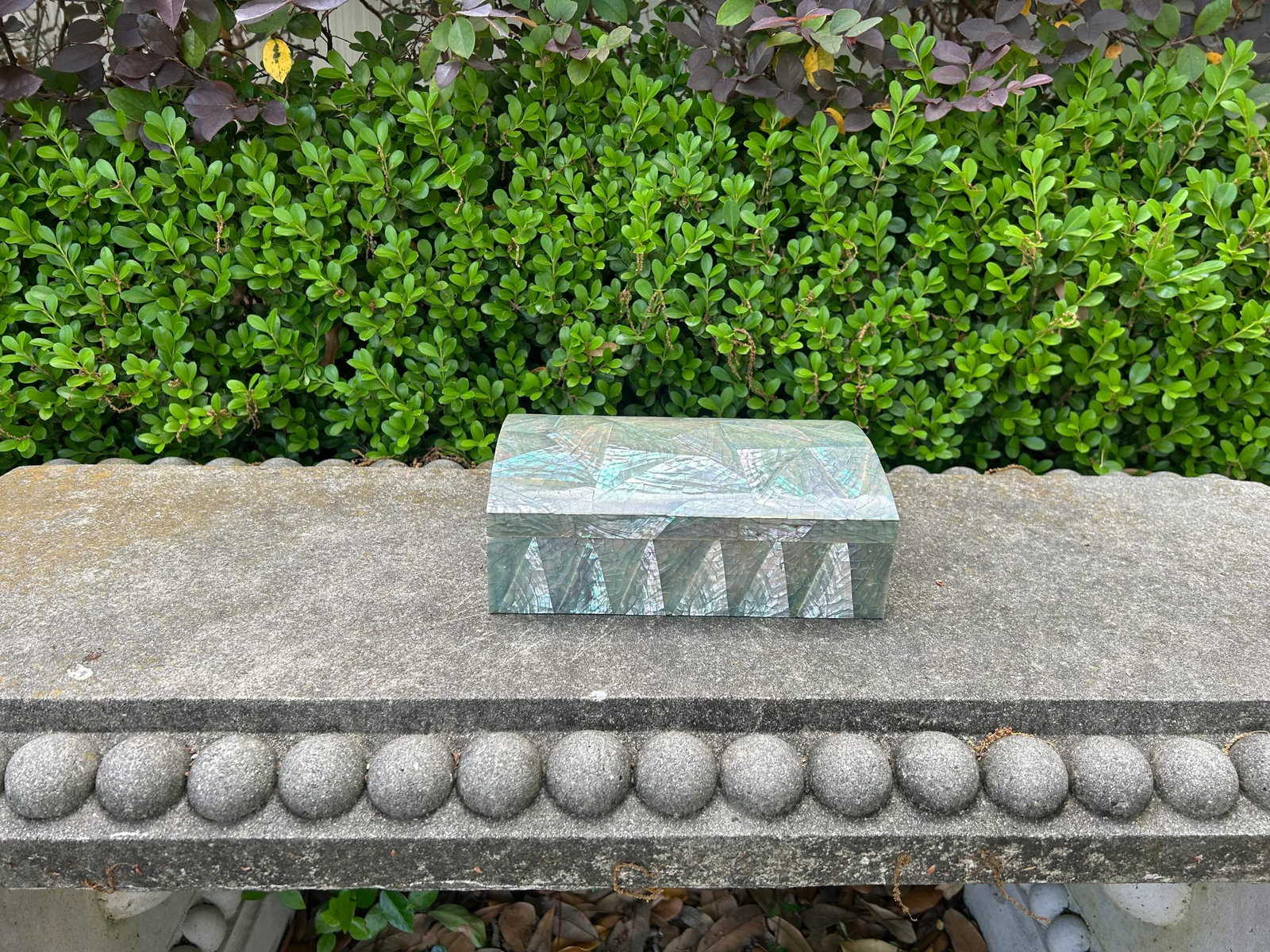 1970s Hollywood Regency Decorative Abalone Box - 6