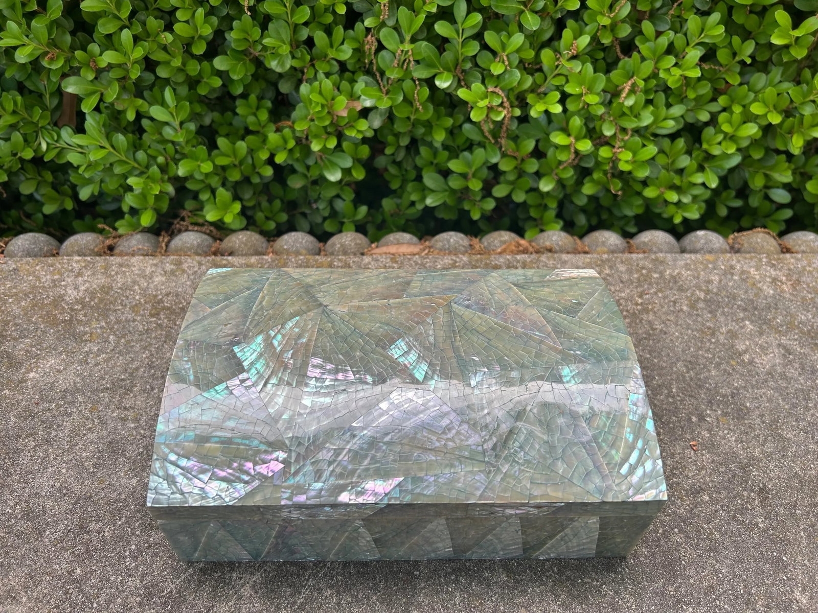1970s Hollywood Regency Decorative Abalone Box - 9