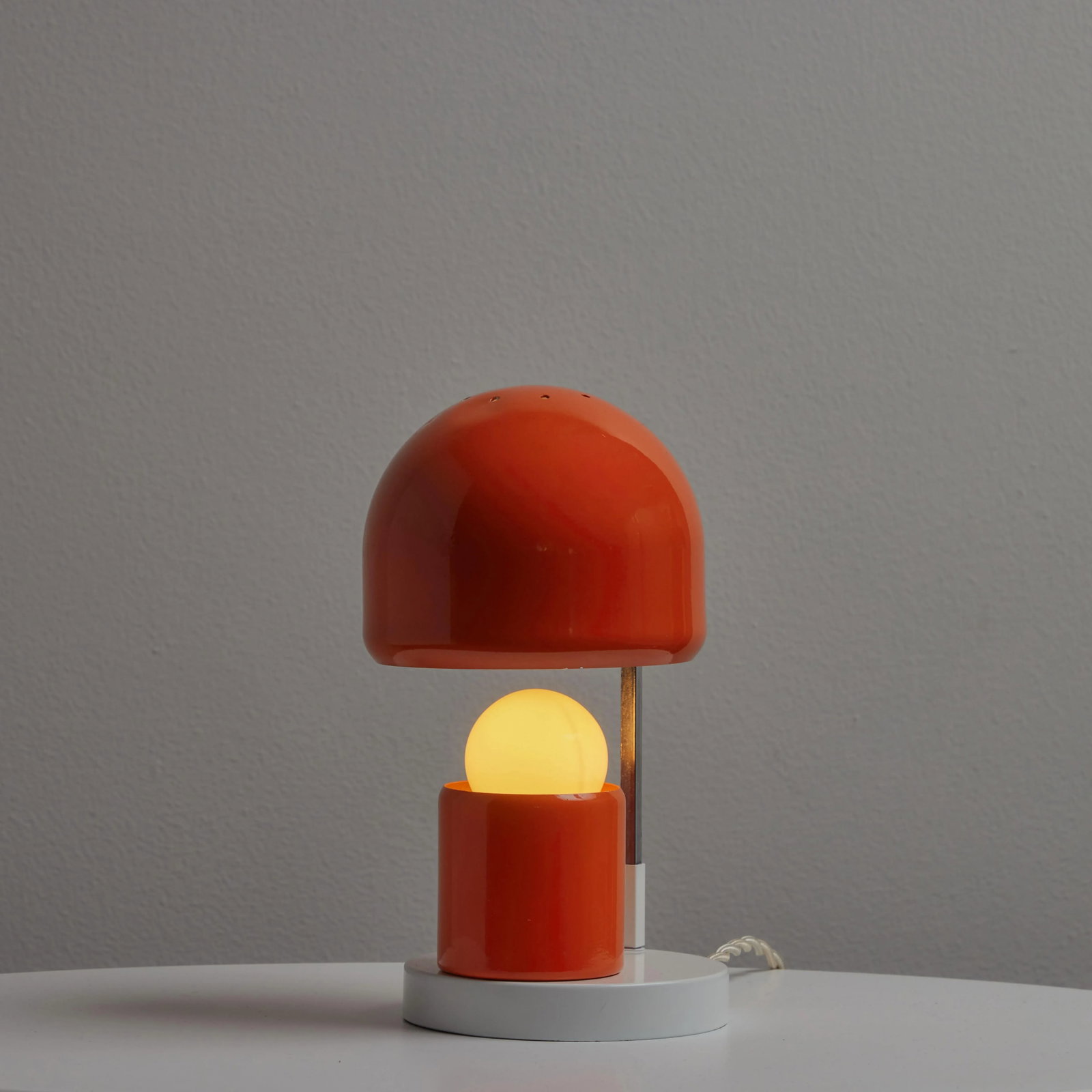 1960s Adjustable Perforated Table Lamp Attributed to Tito Agnoli for O-Luce - 5