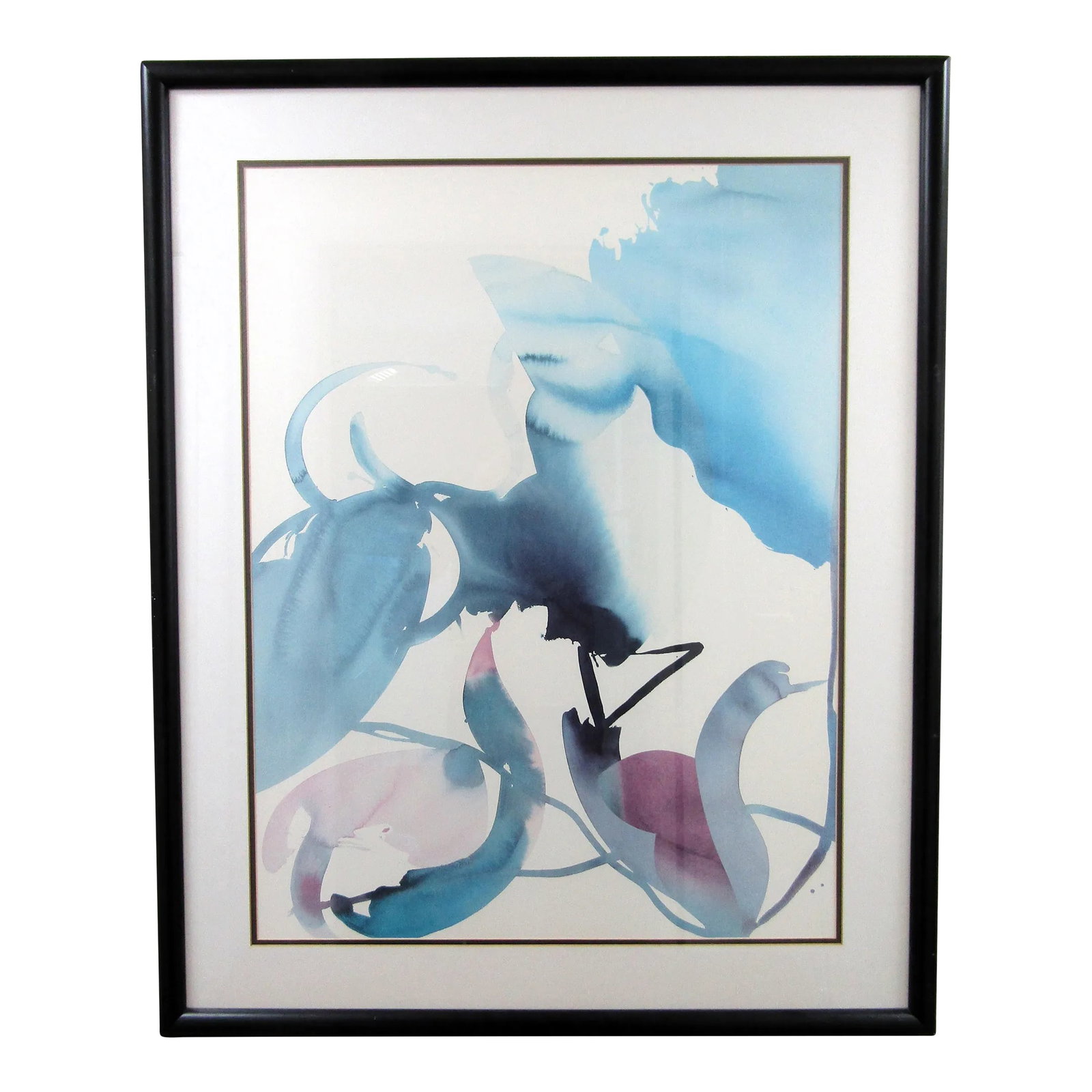 Peter Kitchell Modern Art "Human Limit B" Lithograph Framed and Matted 41x33: Peter Kitchell Modern Art "Human Limit B" Lithograph Framed and Matted Overall measures 33" wide, 1" wide and 41" tall. Print measures 24" wide and 32" tall. Condition: Alterations: Original