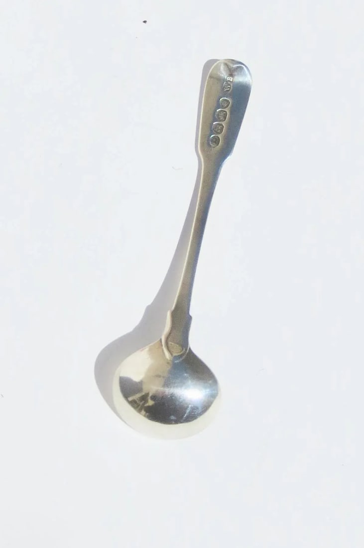 Sterling Silver Sugar Spoon Circa 1822 - 3