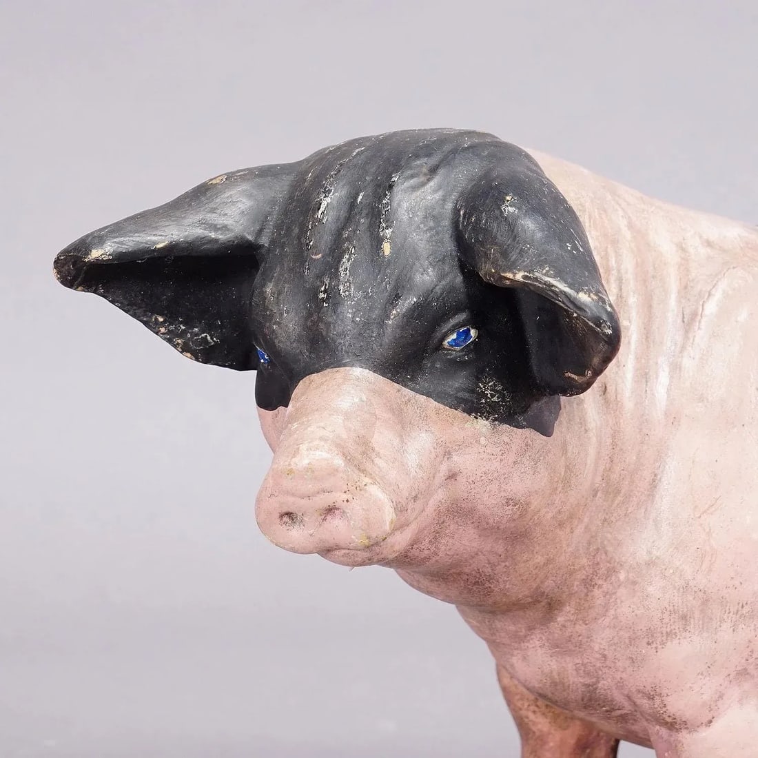 1930s Swabian Hallic Country Pig Made of Terracotta - 2