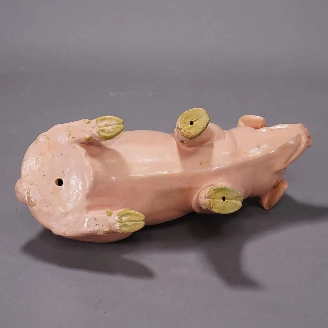 Butchery Window Decoration of a Pig From the 1950s - 6