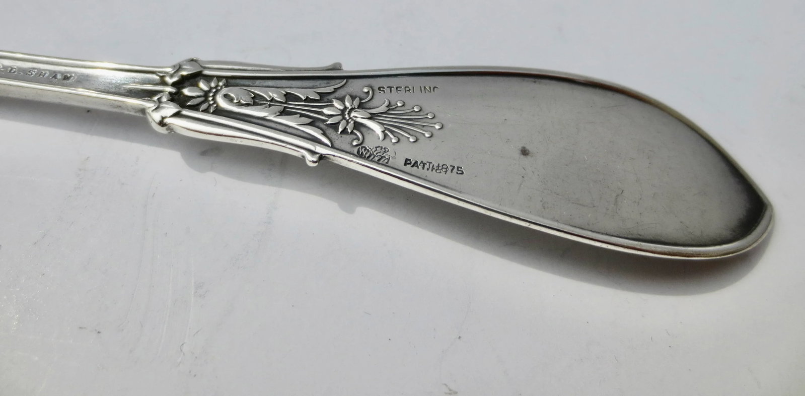 Sterling Silver Sugar Spoon by T. L. Shaw 1875 - 3
