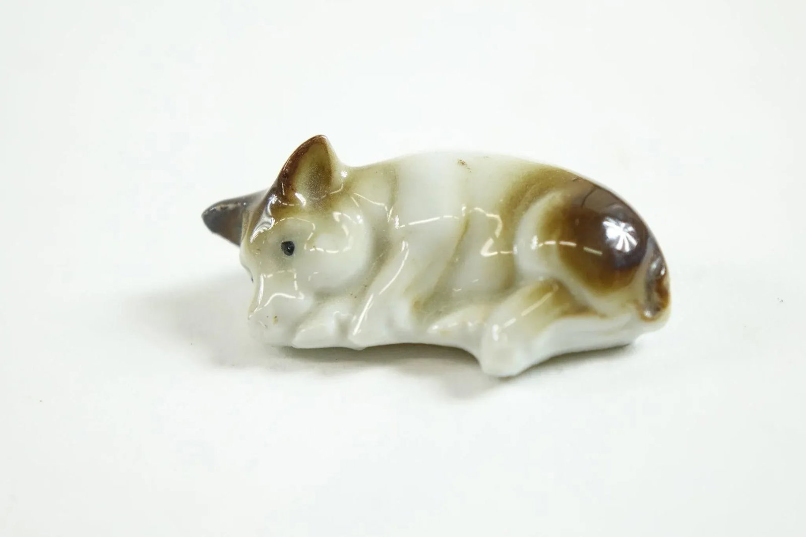 Mid 20th Century Porcelain European Pigs Figurines - Set of 4 - 3