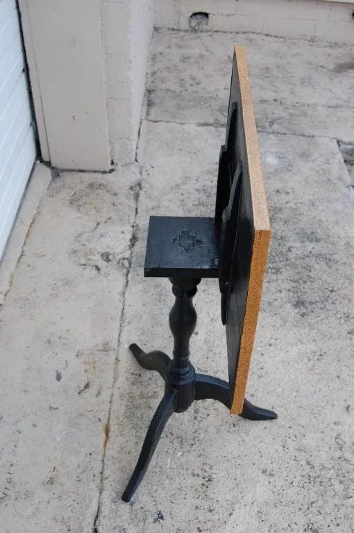 Biedermeier Revival Faux Bois Tilt-Top Table - 4