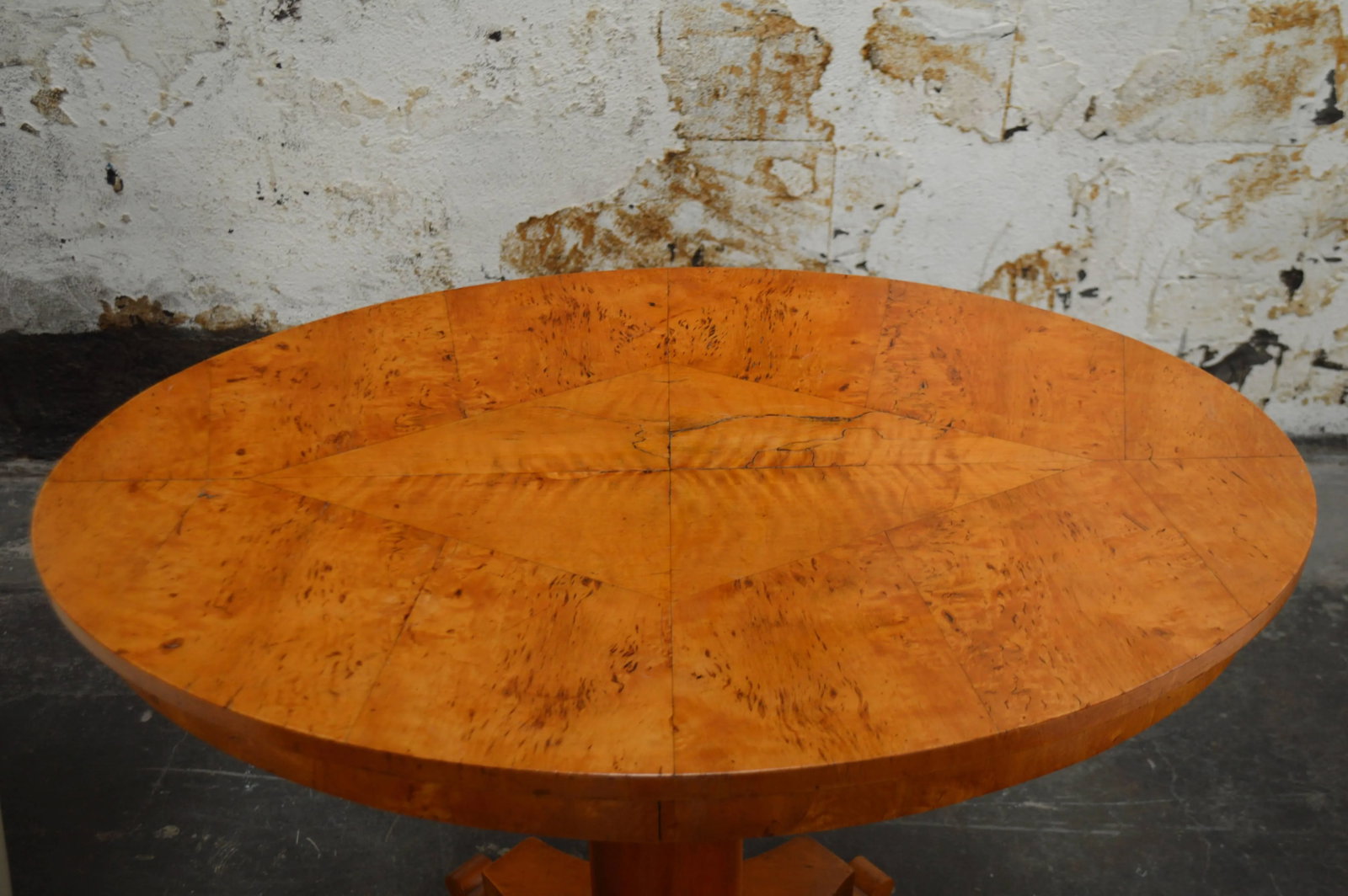 Antique Swedish Karl Johan 'Biedermeier' Revival Oval Center or End Table - 8