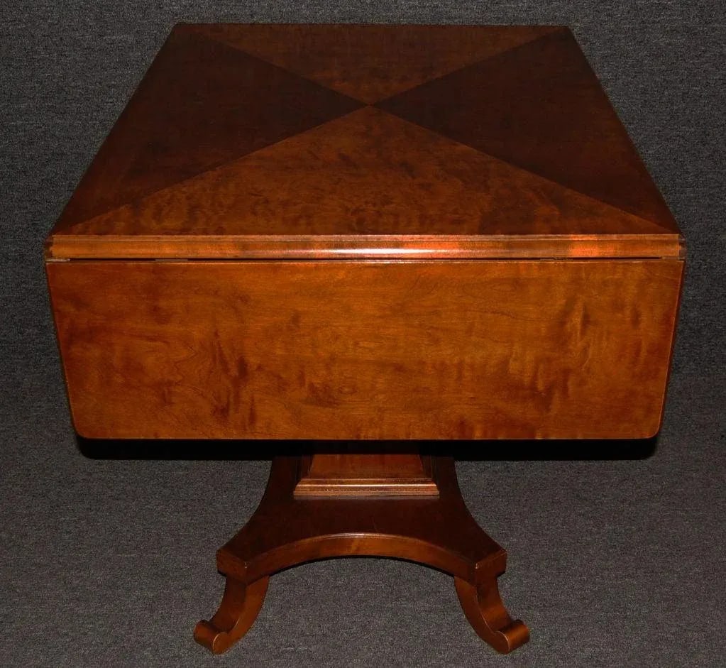 Swedish Karl Johan (Biedermeier) Drop-Leaf Center Table - 6