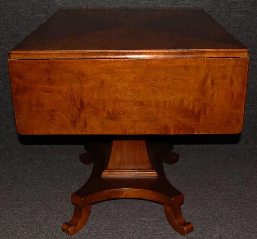 Swedish Karl Johan (Biedermeier) Drop-Leaf Center Table - 7
