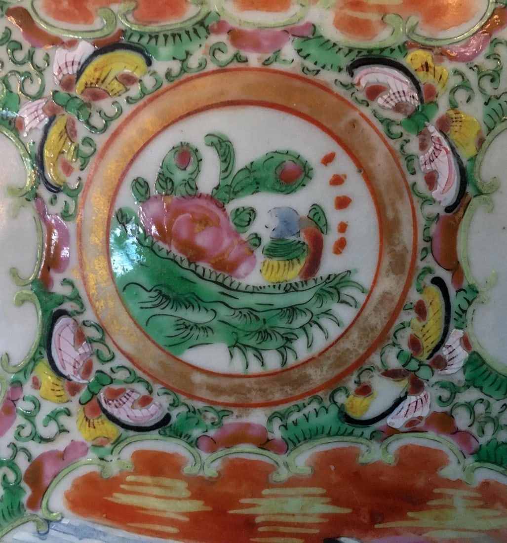 19thc Chinese Export Rose Medallion Platter - 5