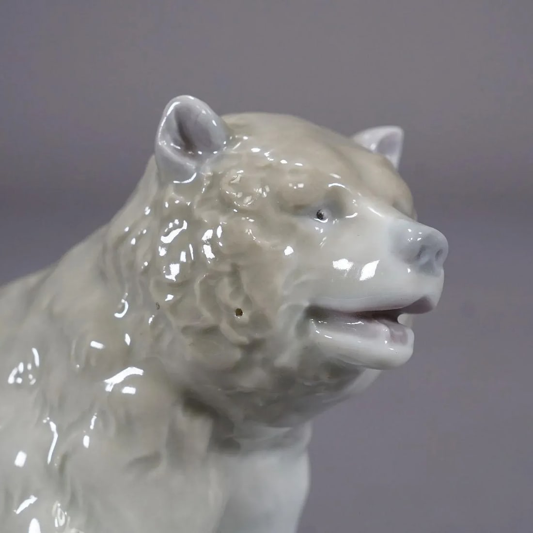 Vintage Porcelain Bear Statue, Germany, ca 1950s - 4