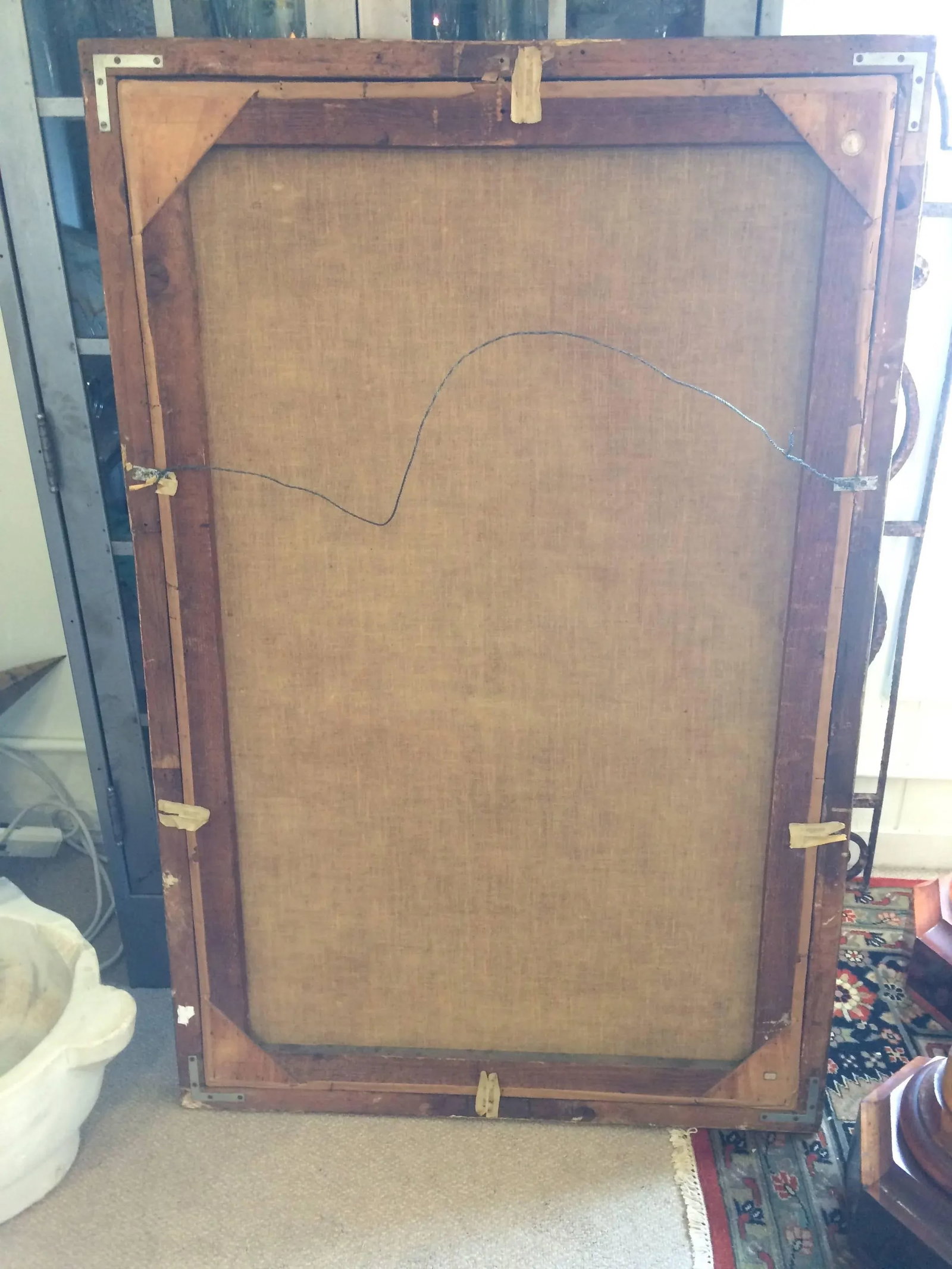 1900s French Trompe l'Oeil Oil Painting of Putti in a Niche - 6