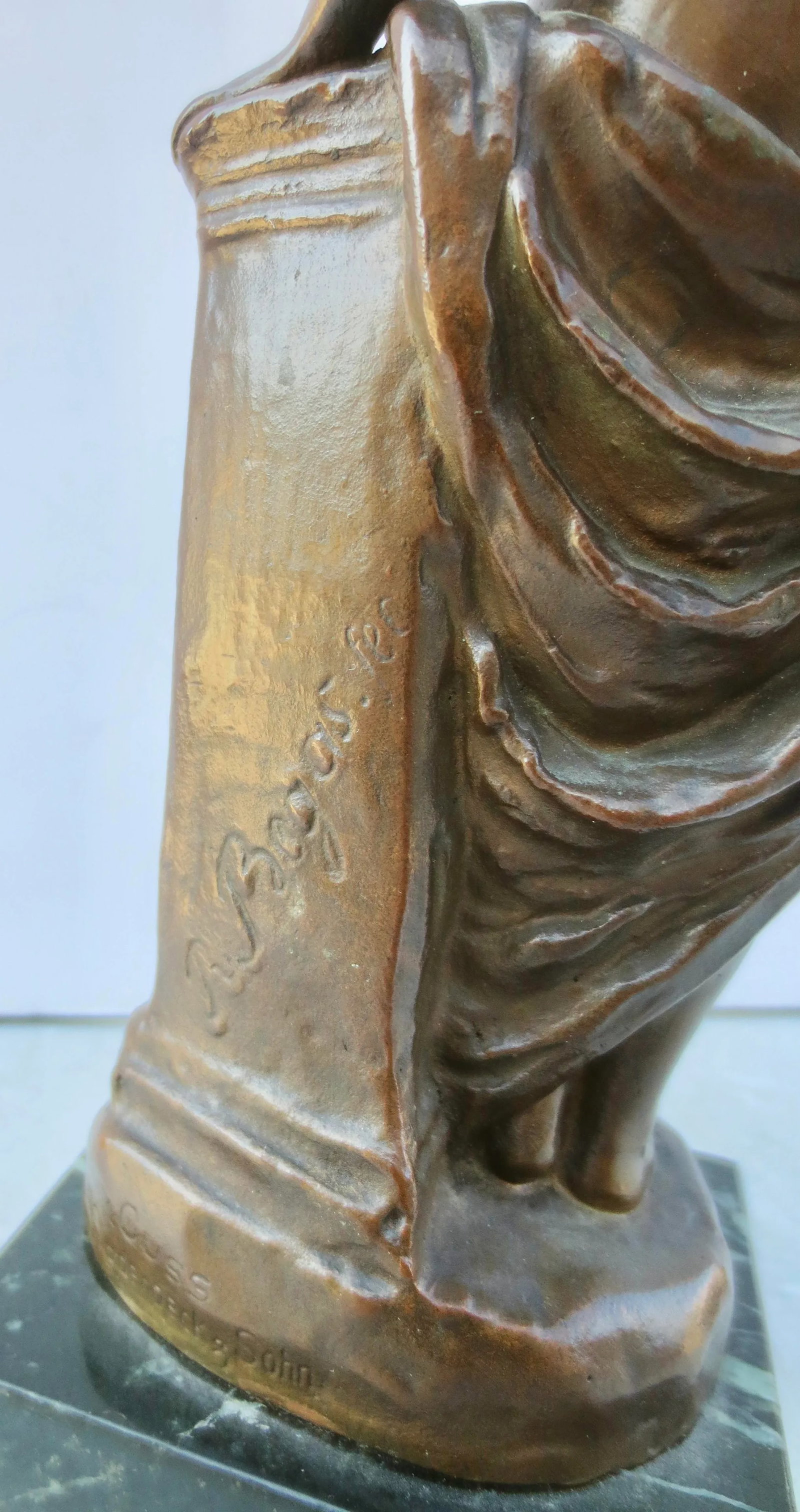Female Nude Bronze by Reinhold Begas - 5