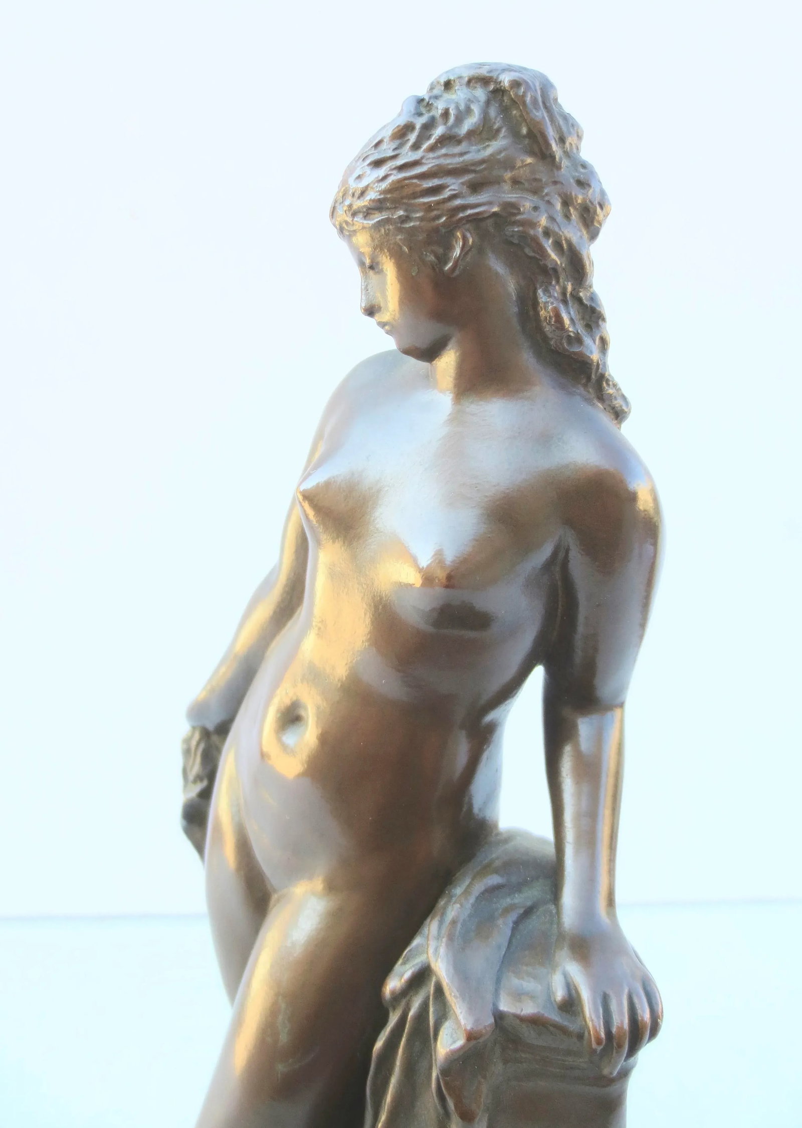 Female Nude Bronze by Reinhold Begas - 7