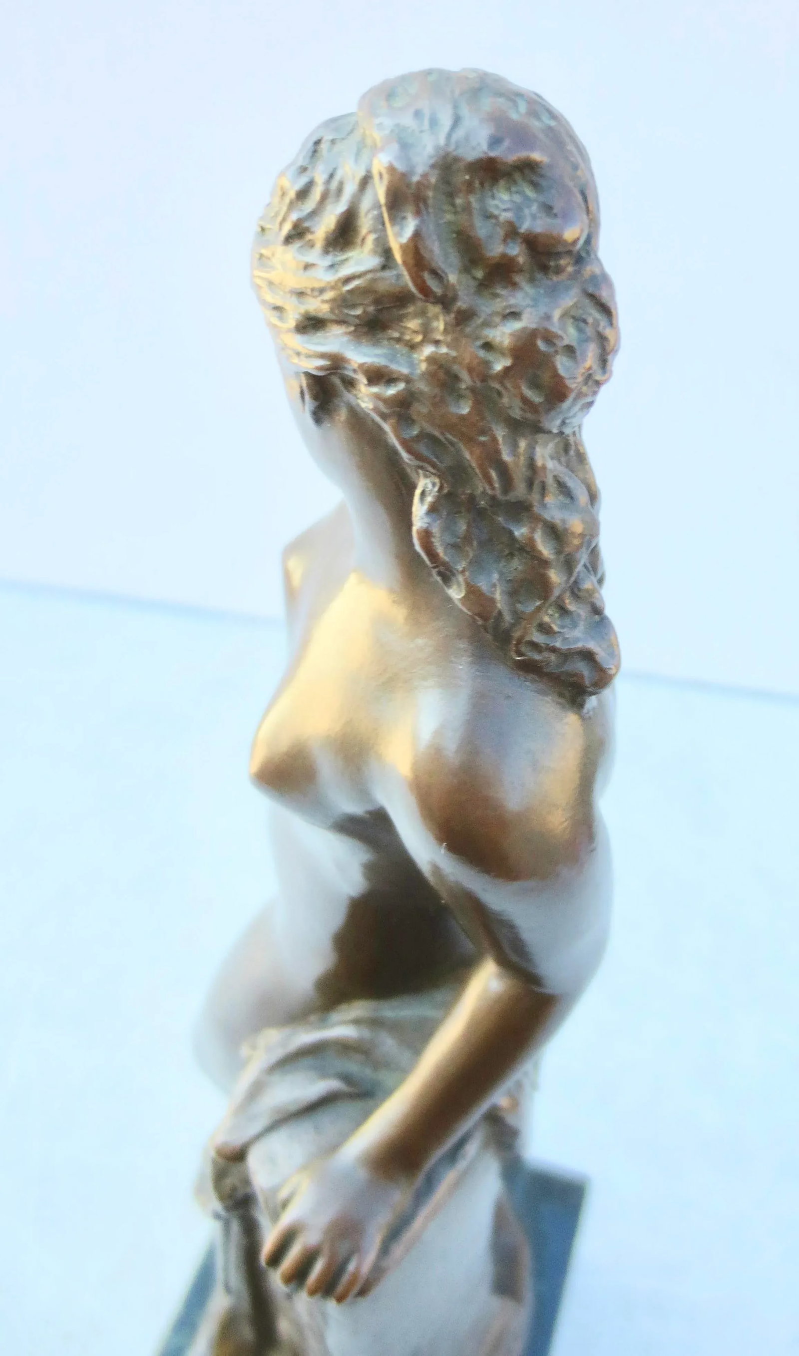 Female Nude Bronze by Reinhold Begas - 8