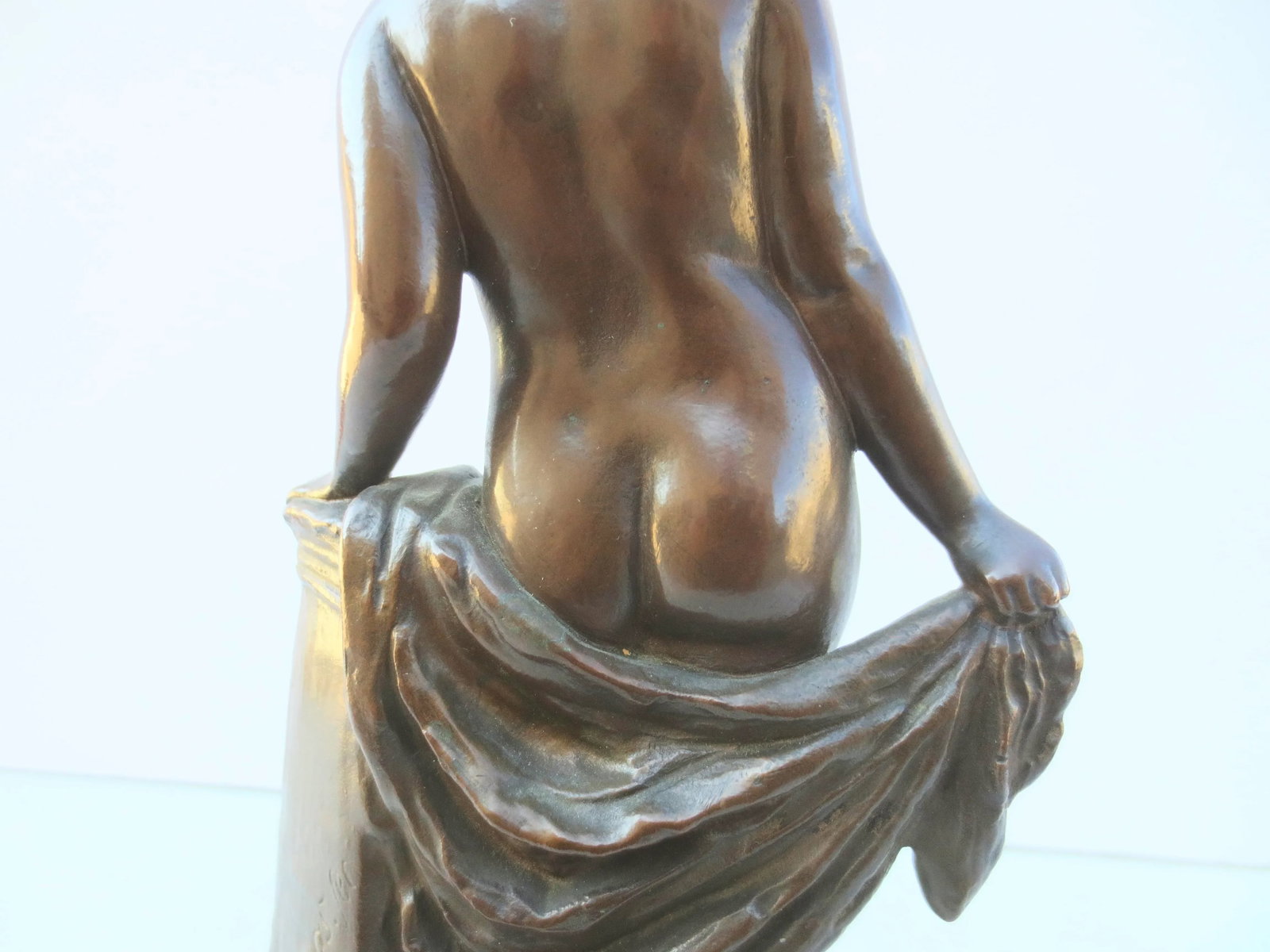 Female Nude Bronze by Reinhold Begas - 9