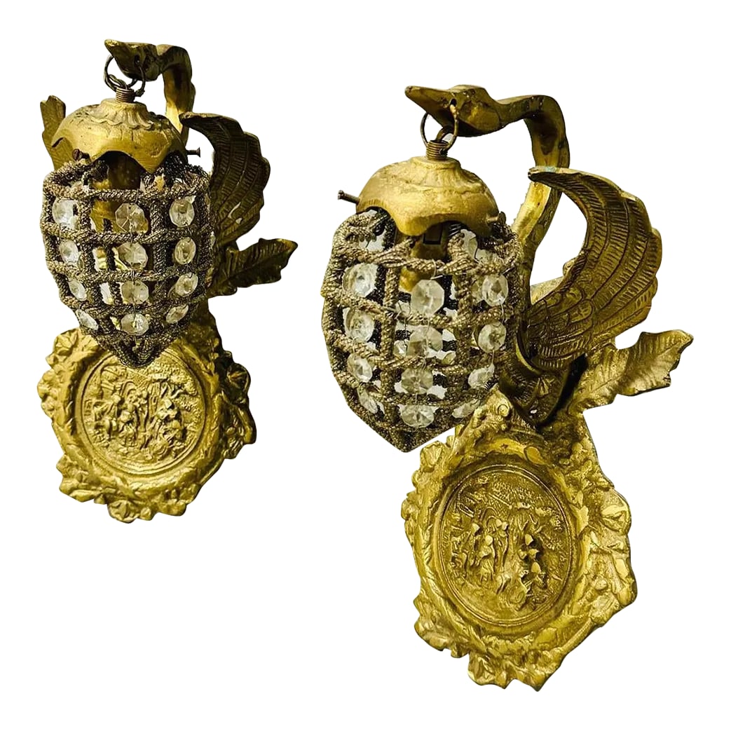 Baroque Style French Sconces - a Pair (1 of 8)