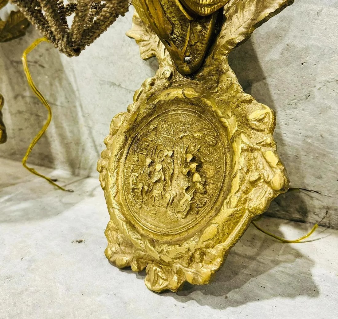 Baroque Style French Sconces - a Pair - 4