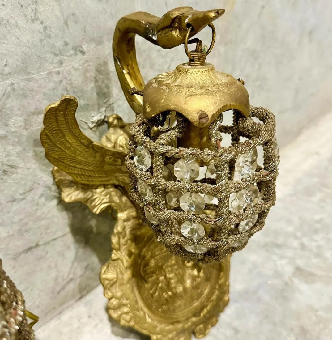 Baroque Style French Sconces - a Pair - 6