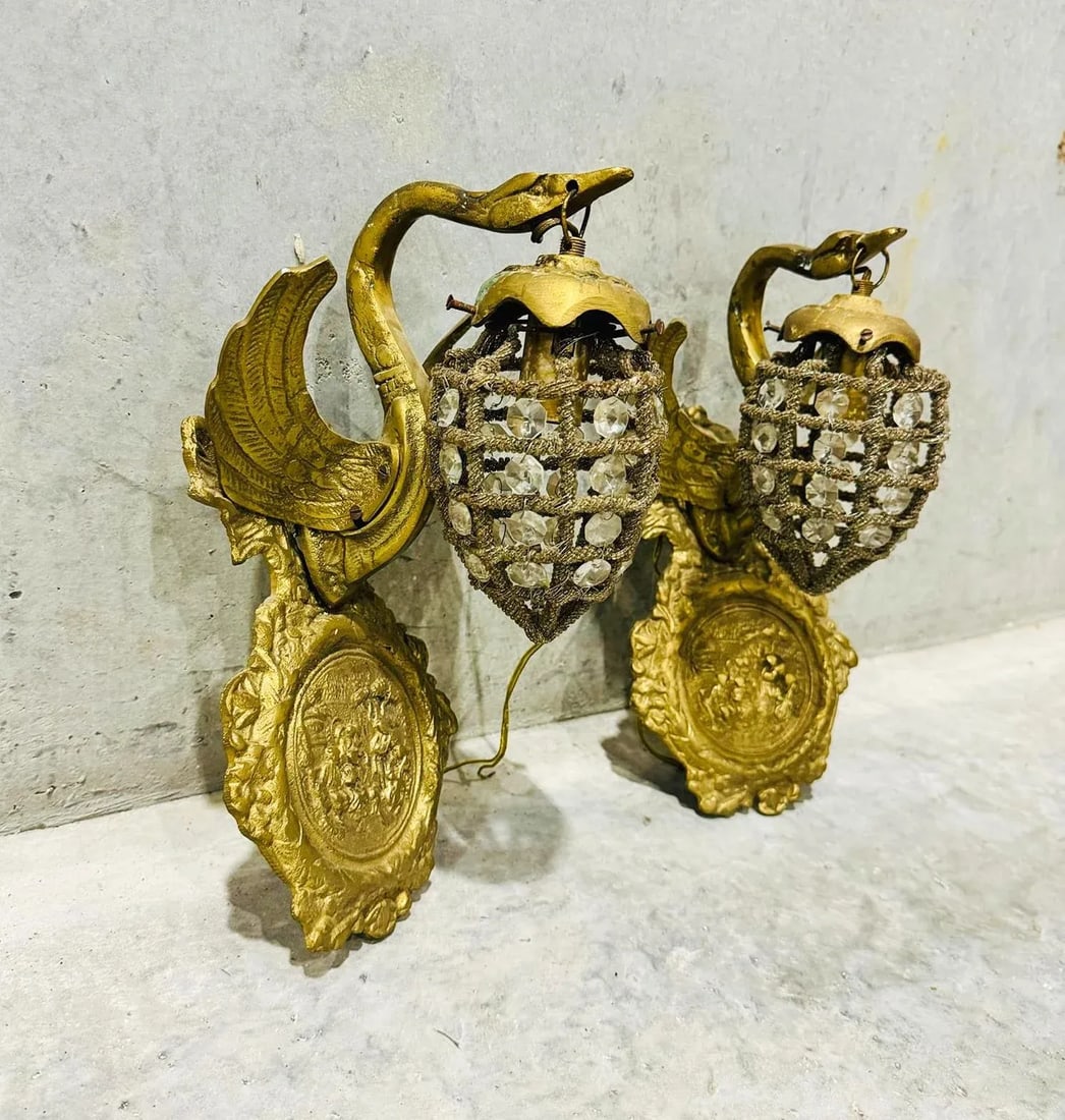 Baroque Style French Sconces - a Pair - 7