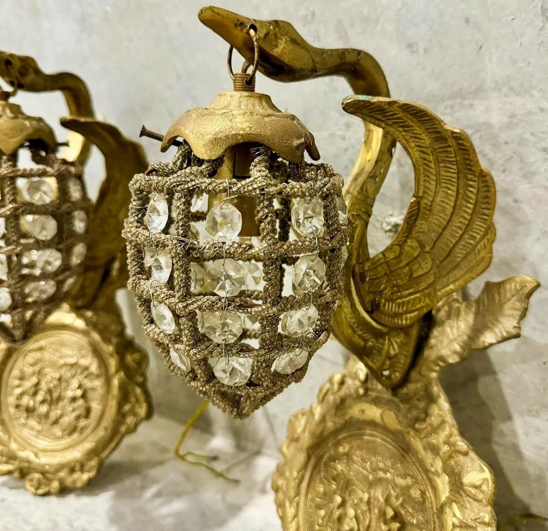 Baroque Style French Sconces - a Pair - 8