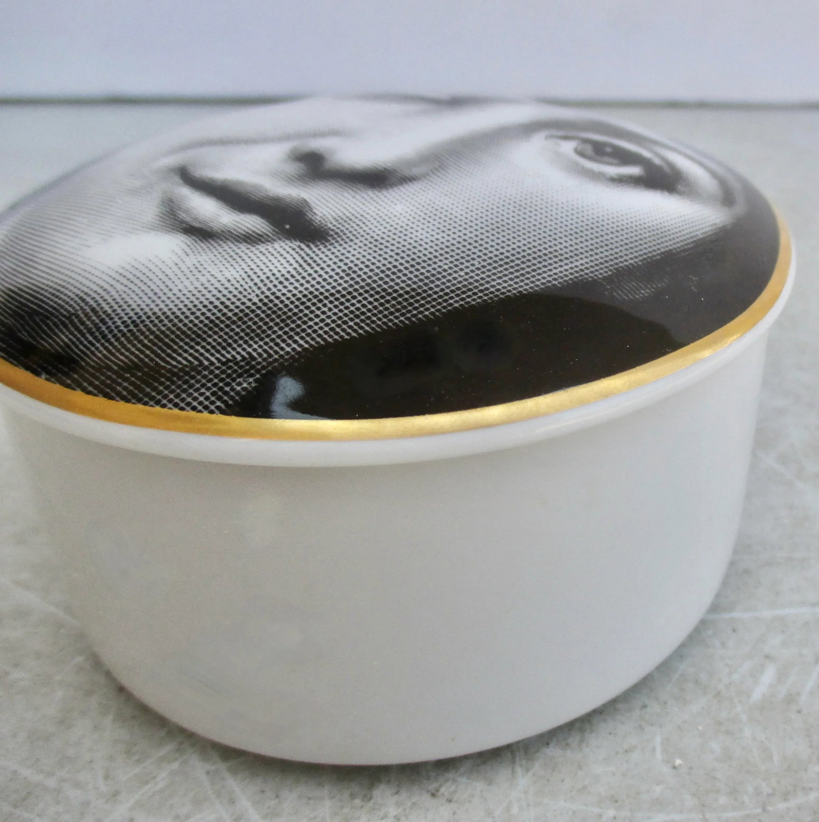 Fornasetti Dekor Tema E Variazioni Covered Box Circa 70s - 7