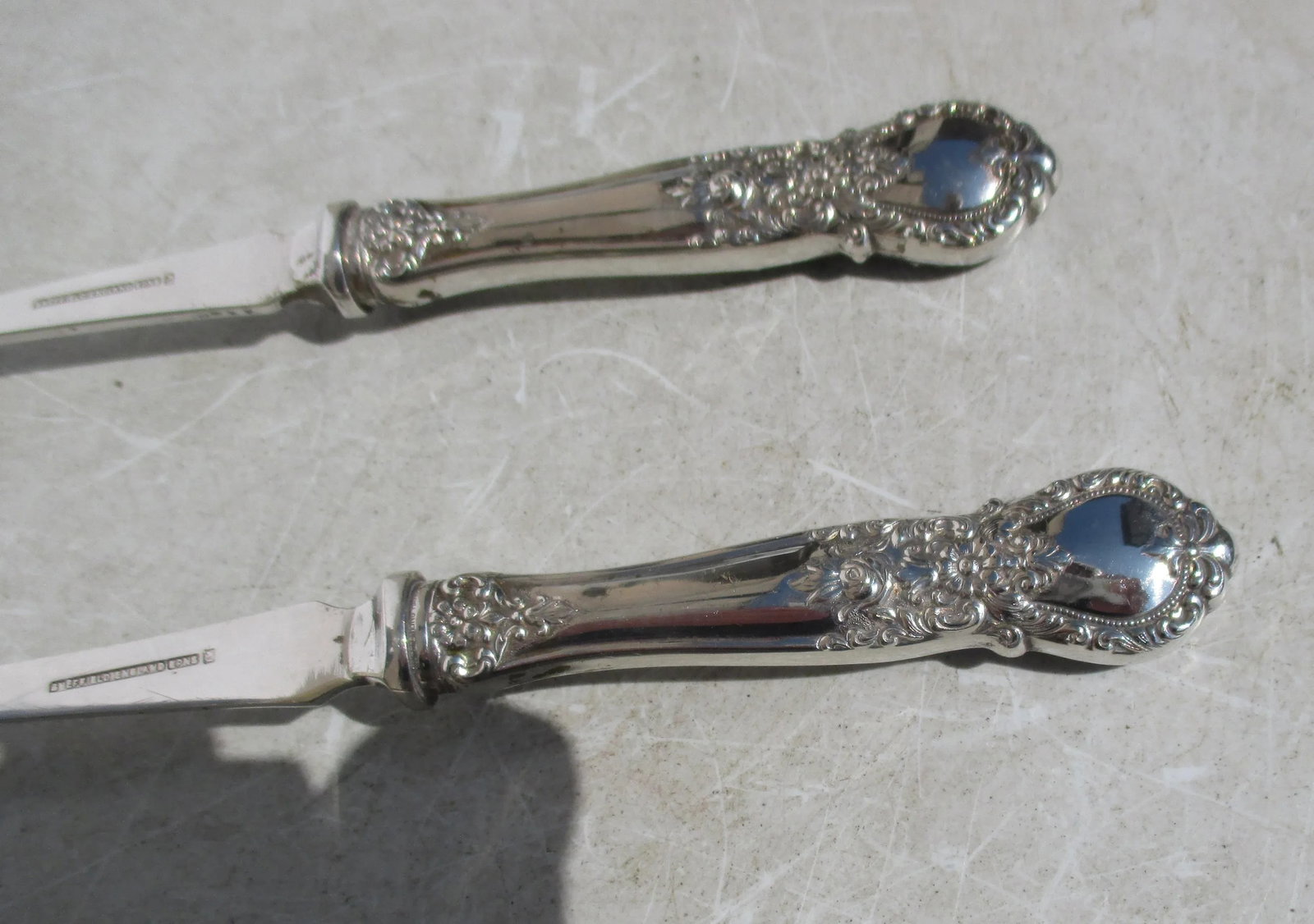 Web Sterling Silver Salad Set - a Set of 2 - 4
