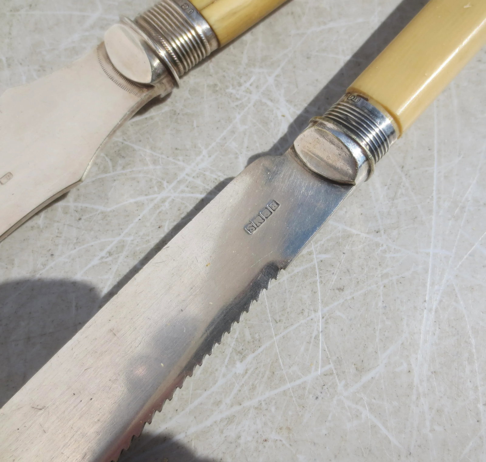Fish Slicer Silver Plate Serving -Set of 2 - 5