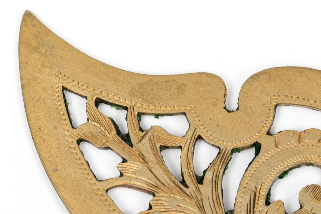 Vintage Weighted 830 Silver and Plated Steel Bladed Ornate Fish Serving Set- a Pair - 8