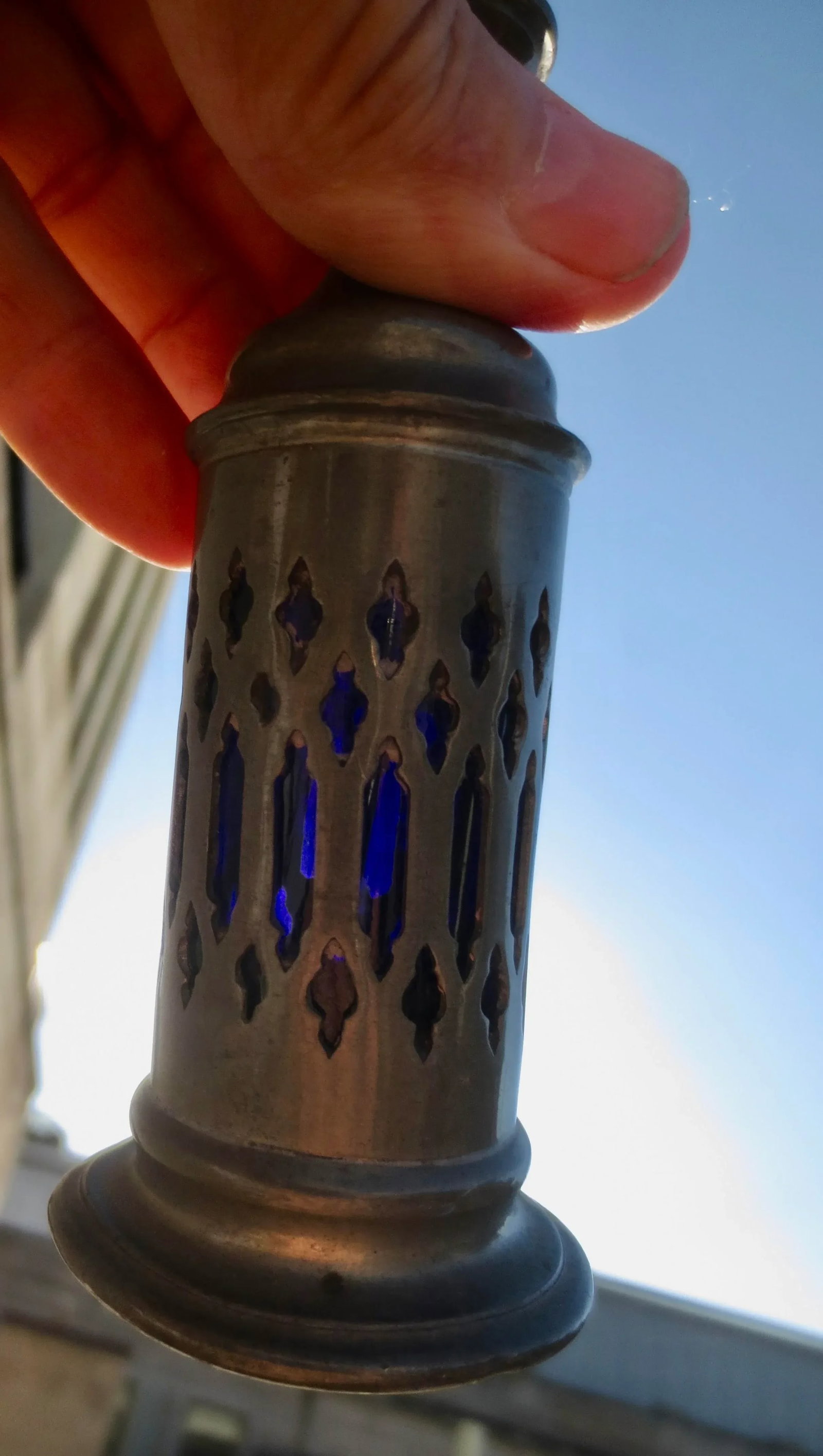 Matching Pewter Salt and Pepper Shakers - a Pair of 2 - 6