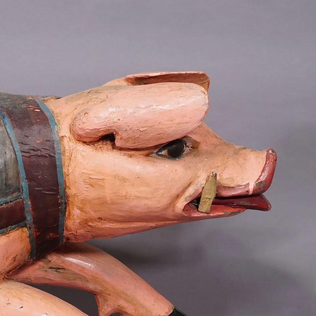 Antique Children Carousel Pig, Germany Ca. 1920s - 2