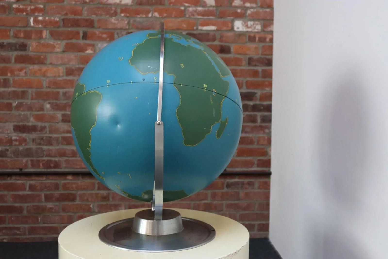 Large Vintage a.j. Nystrom Wall Mounted or Tabletop Activity / Military Globe - 9