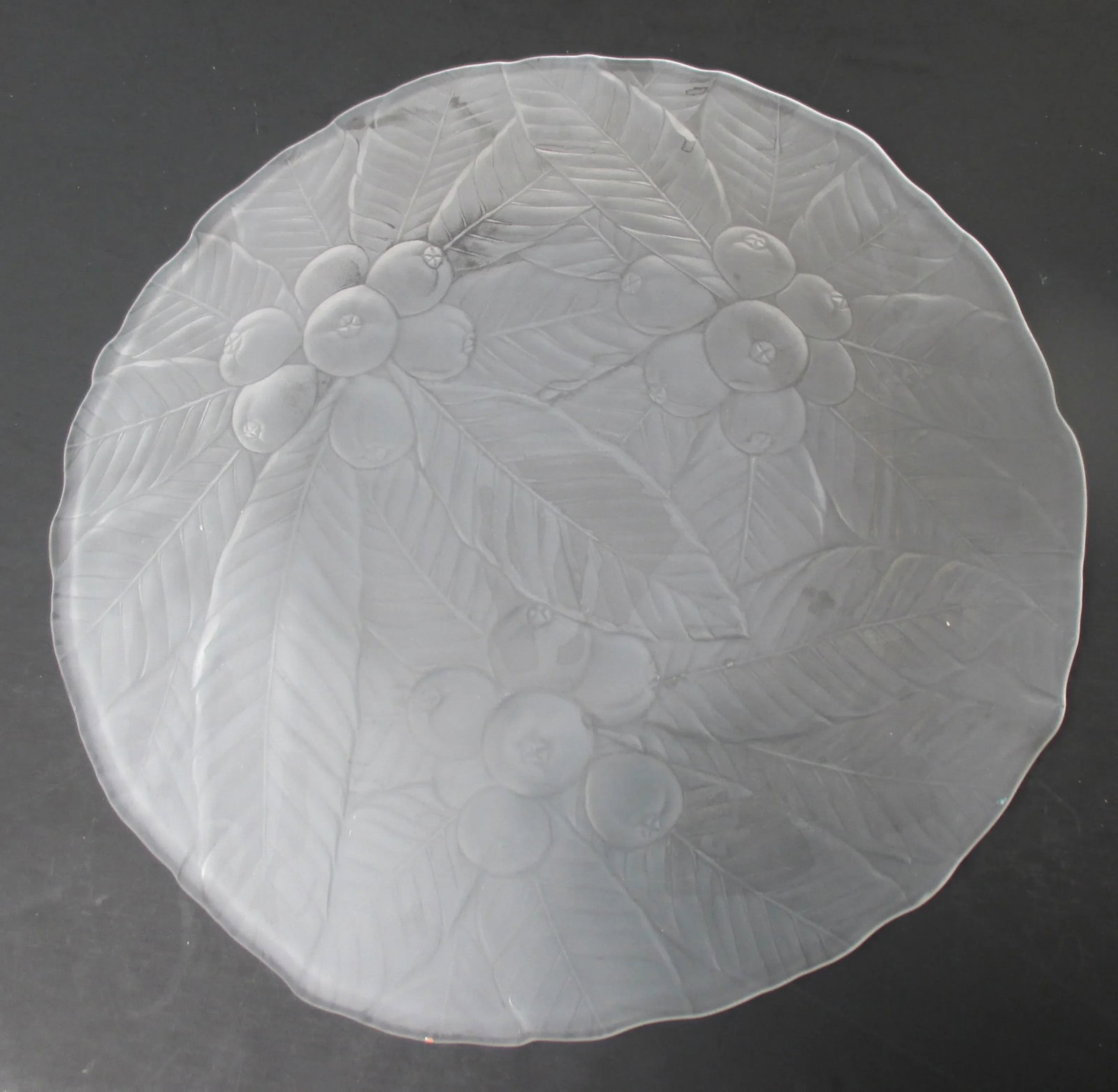Frosted Crystal Buffet Platter - 2