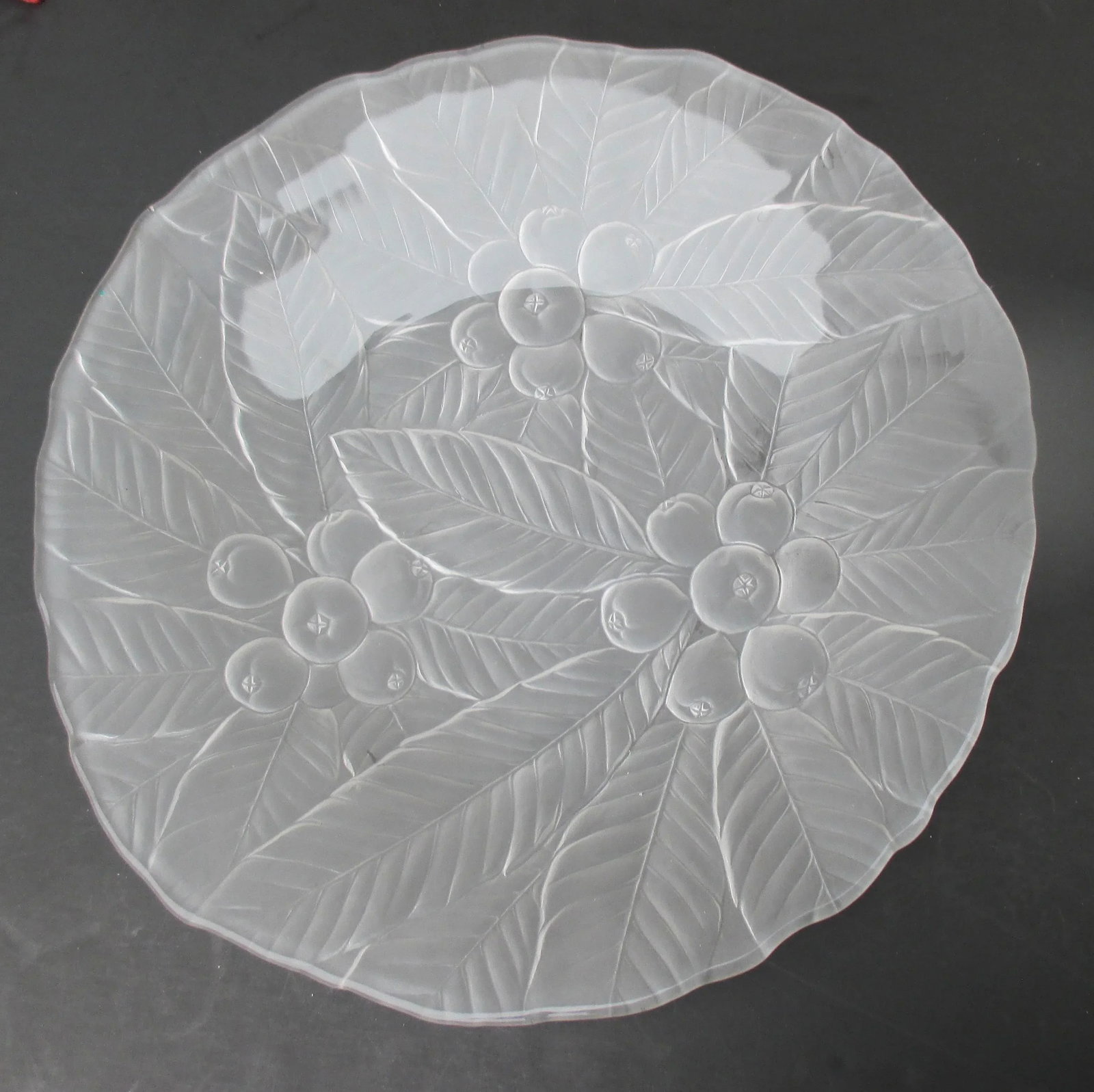 Frosted Crystal Buffet Platter - 3