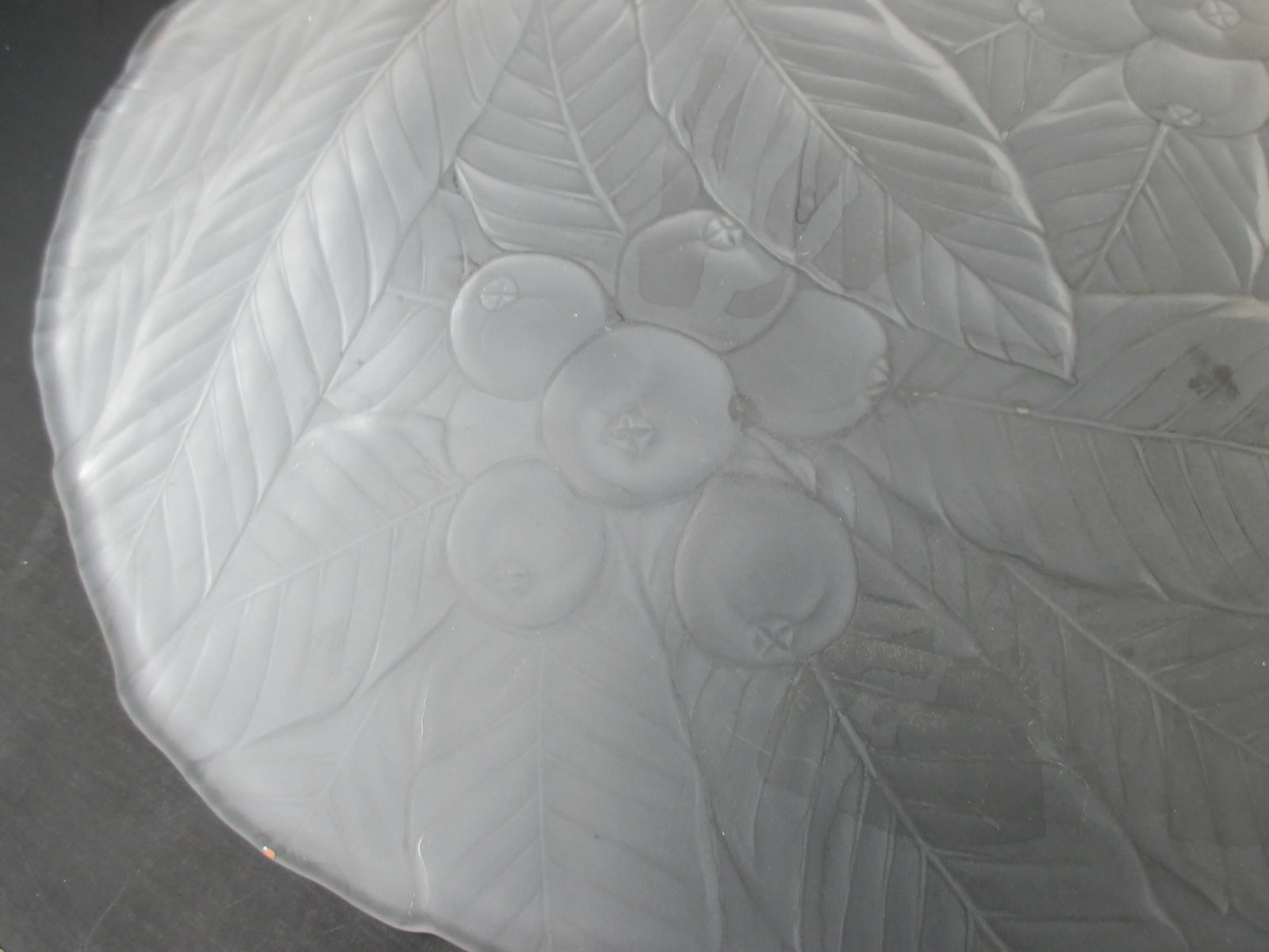Frosted Crystal Buffet Platter - 4