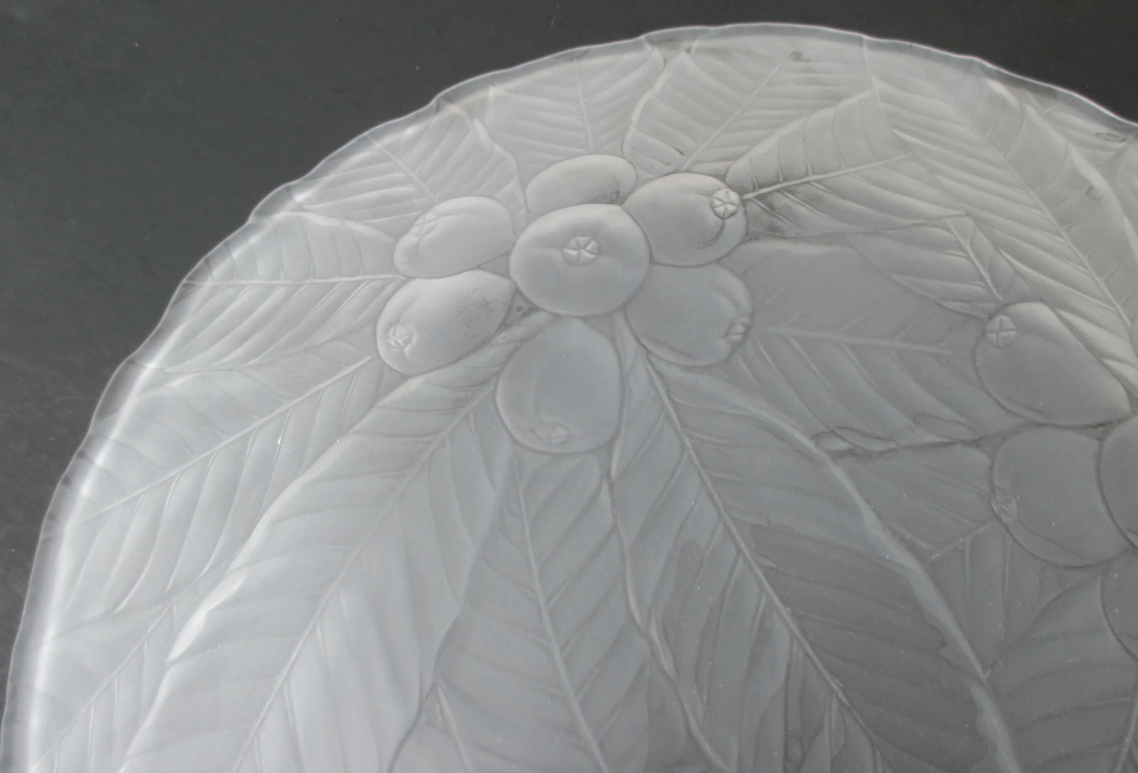 Frosted Crystal Buffet Platter - 5