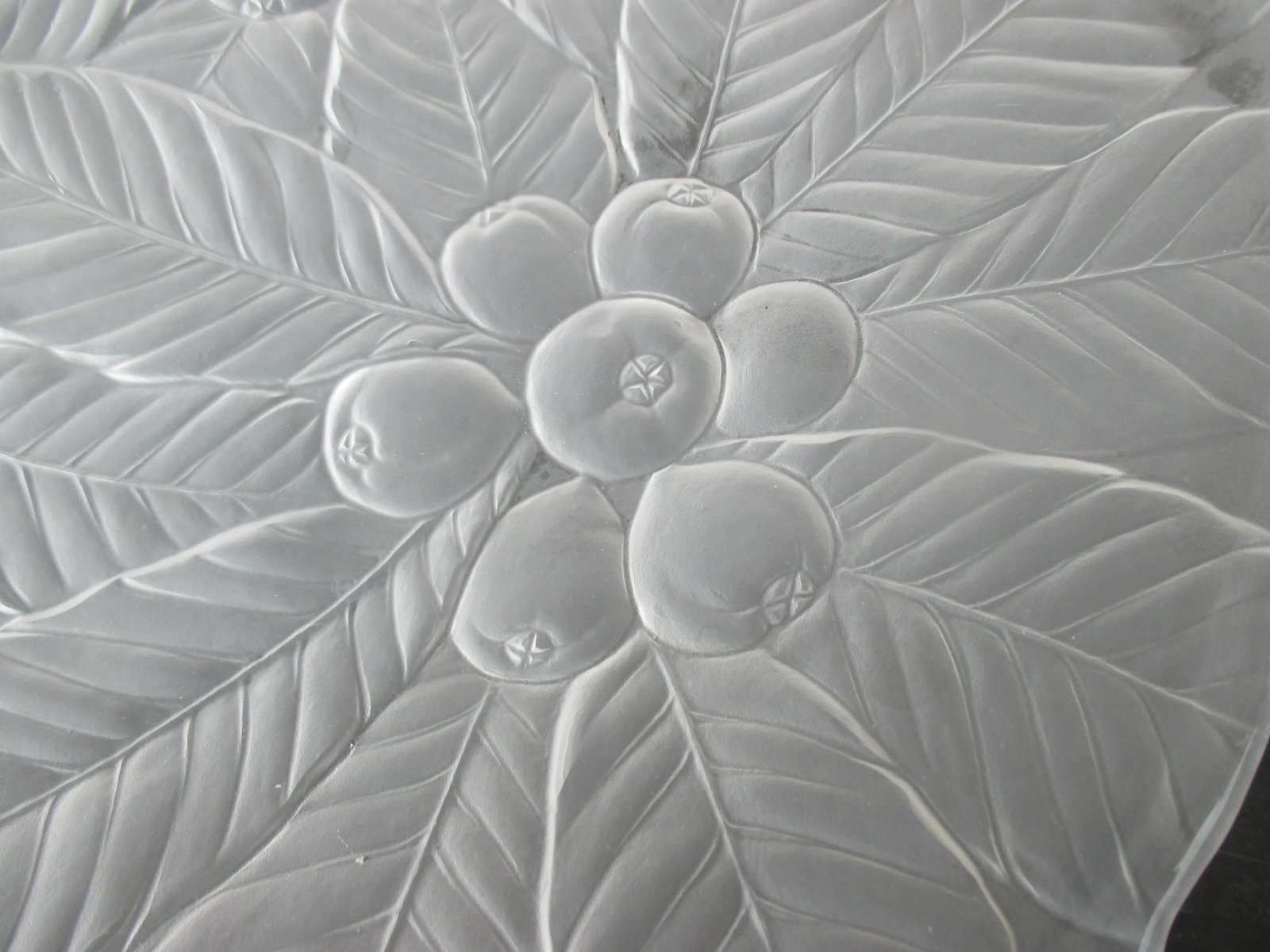 Frosted Crystal Buffet Platter - 7