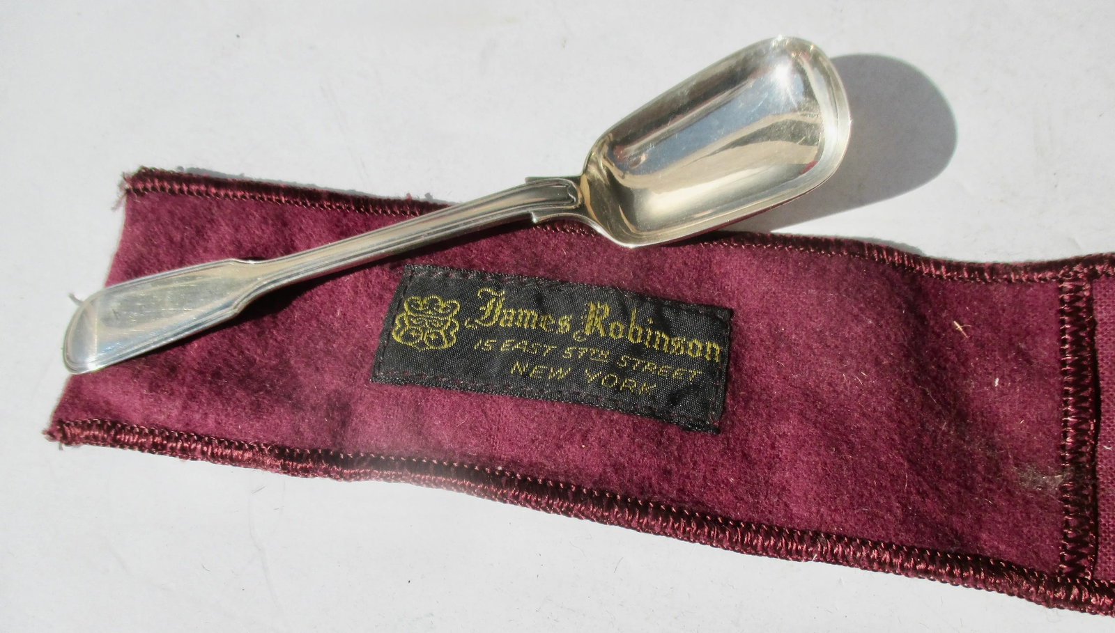 Victorian Sterling Serving Spoon 1855 - 2