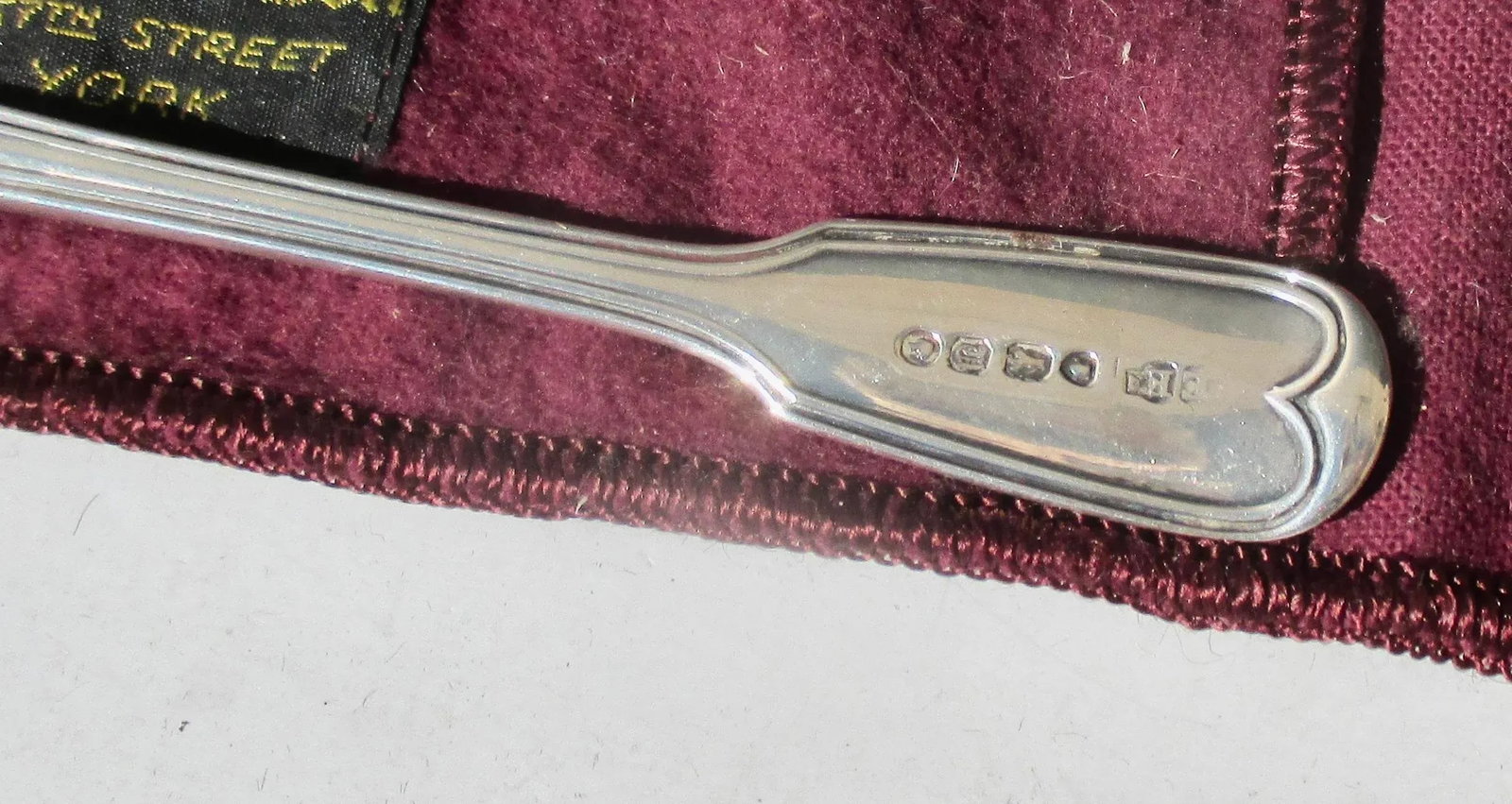 Victorian Sterling Serving Spoon 1855 - 3